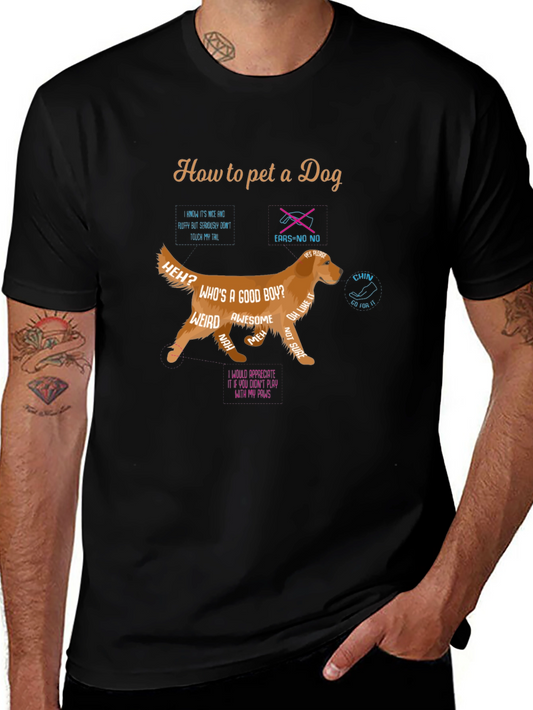 How to Pet a Dog T-Shirt