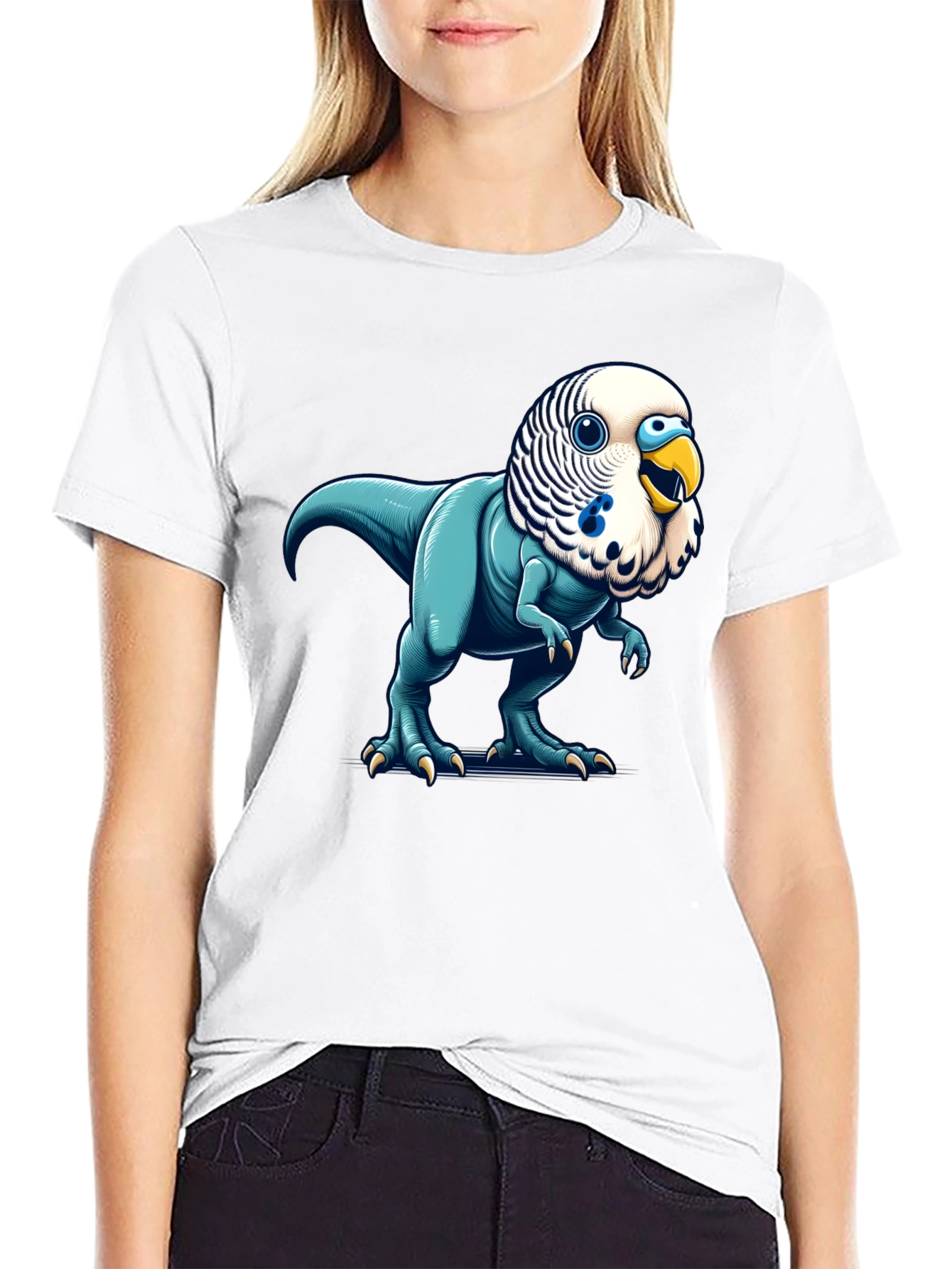 Budgie Dinosaur T-Shirt