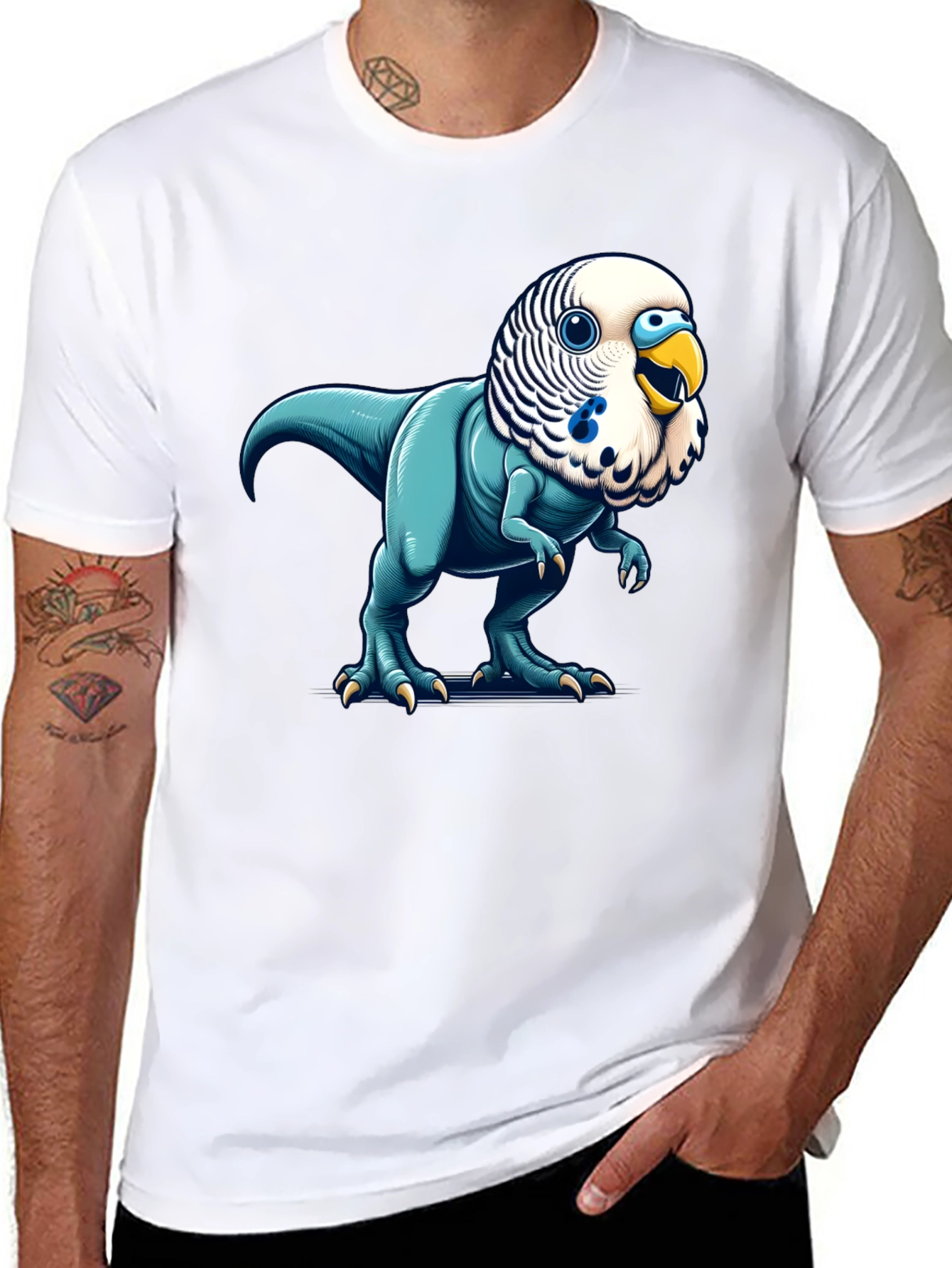 Budgie Dinosaur T-Shirt