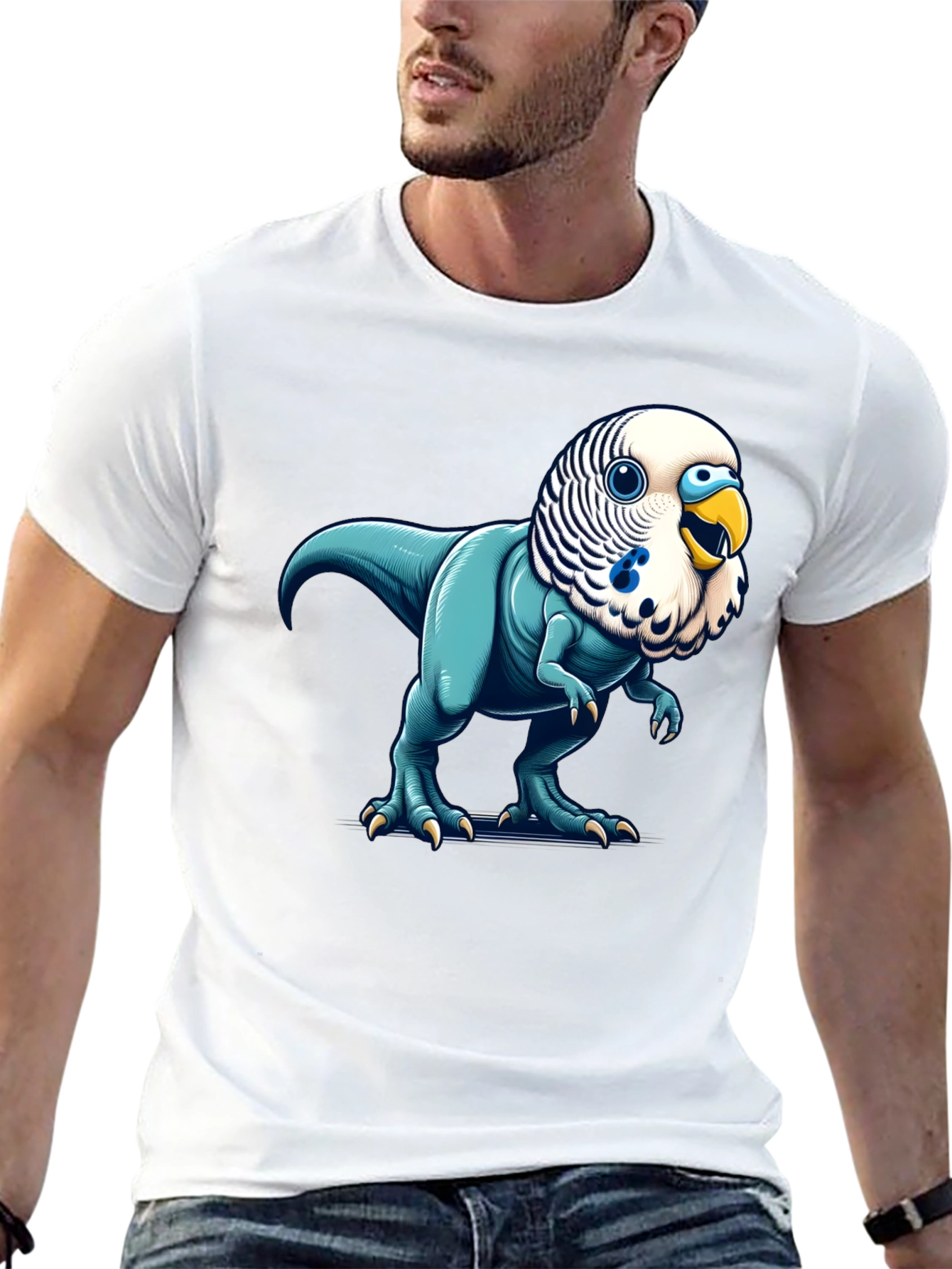 Budgie Dinosaur T-Shirt