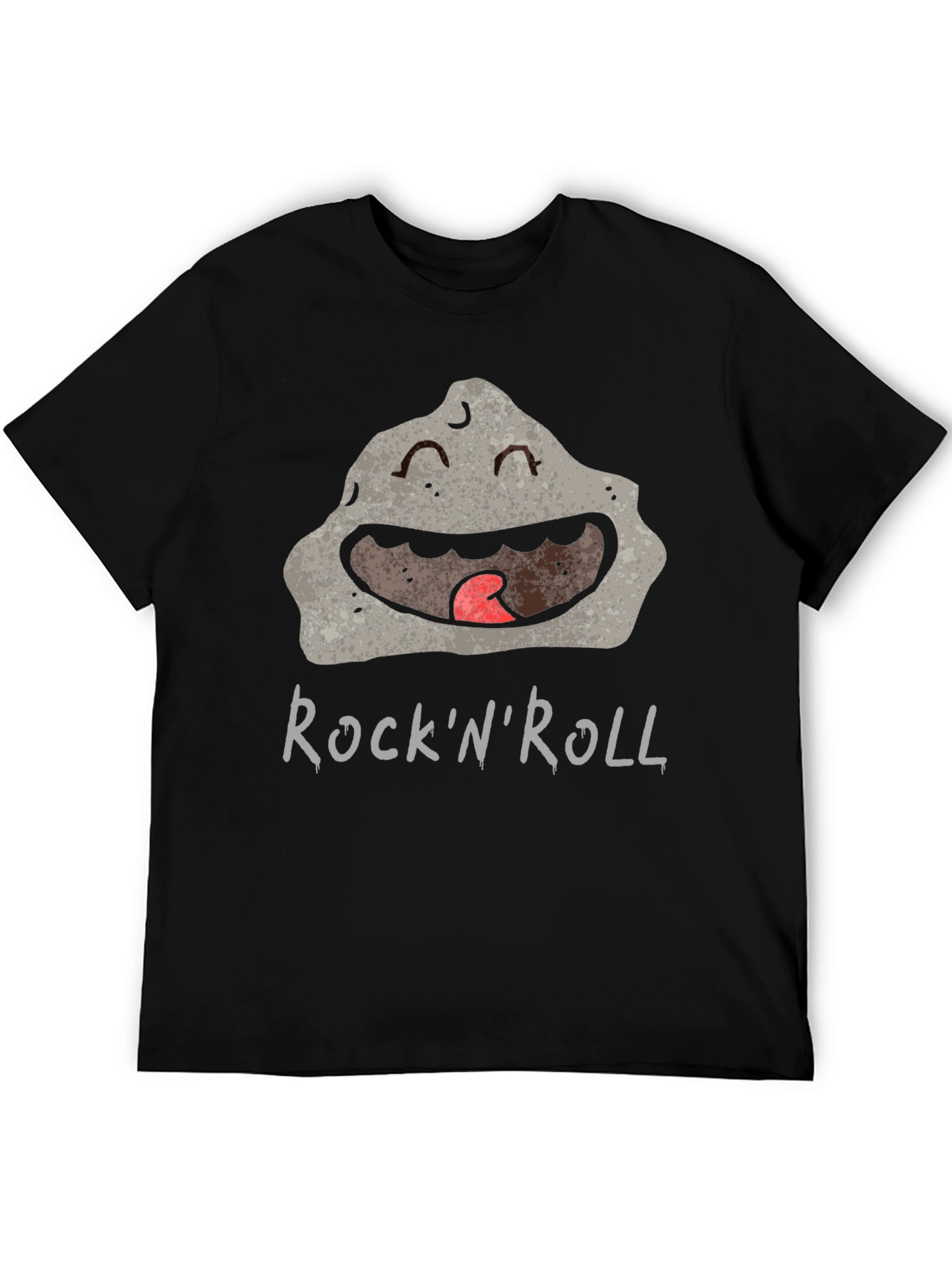 RocknRoll Cartoon Rock Graphic Tee