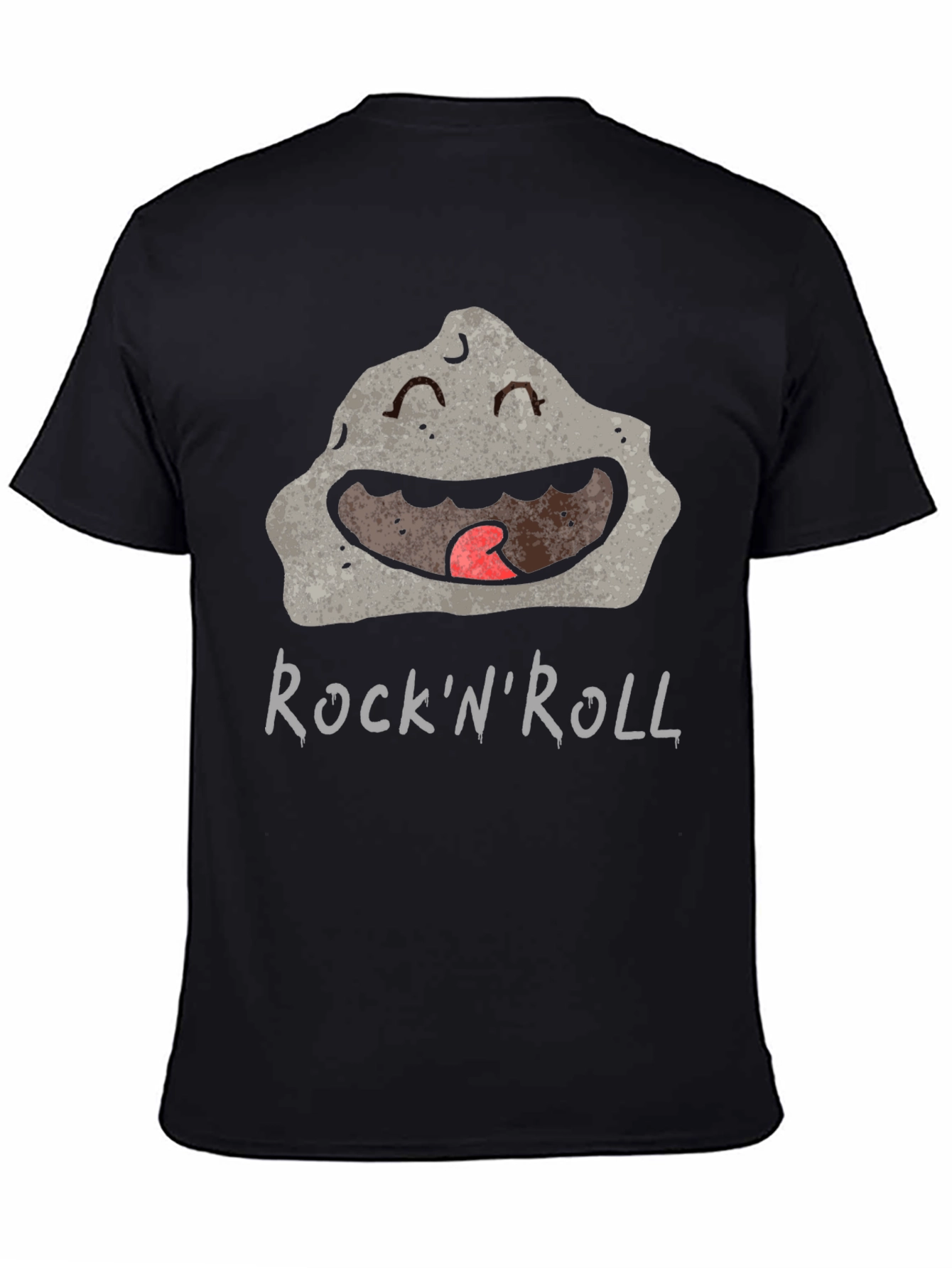 RocknRoll Cartoon Rock Graphic Tee