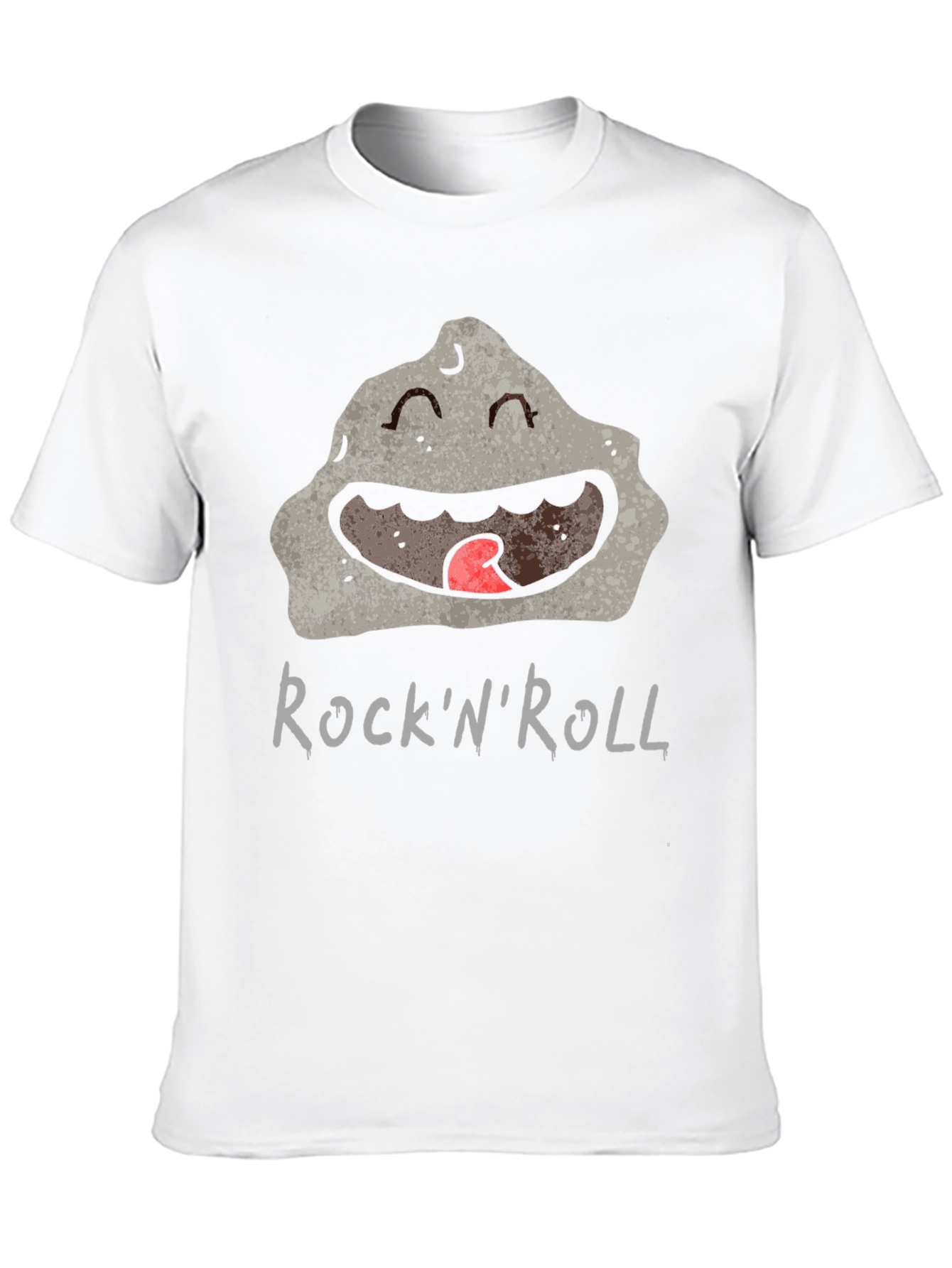 RocknRoll Cartoon Rock Graphic Tee