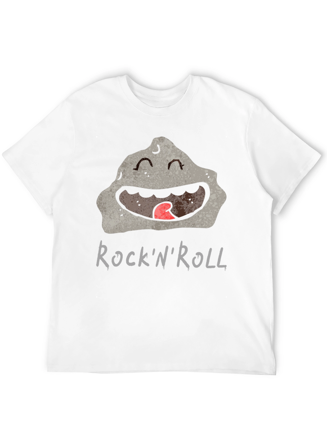 RocknRoll Cartoon Rock Graphic Tee