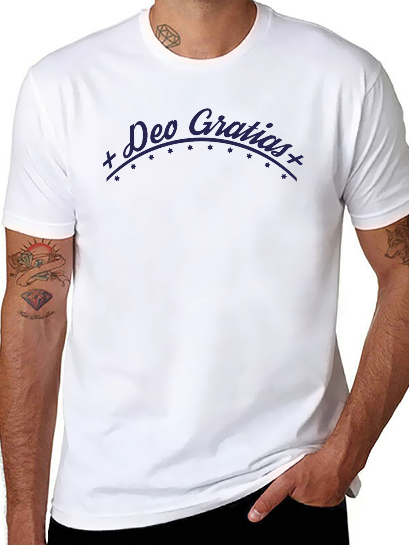 Deo Gratias Graphic T-Shirt - Stylish Comfort