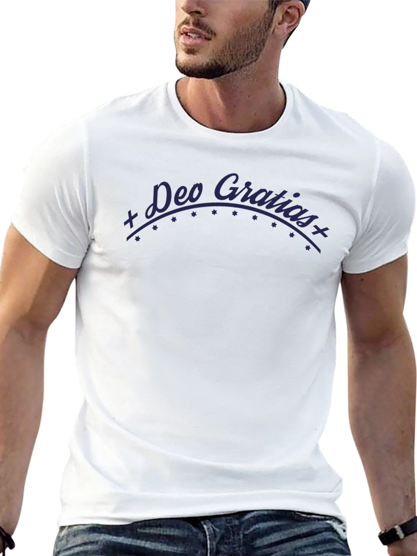 Deo Gratias Graphic T-Shirt - Stylish Comfort