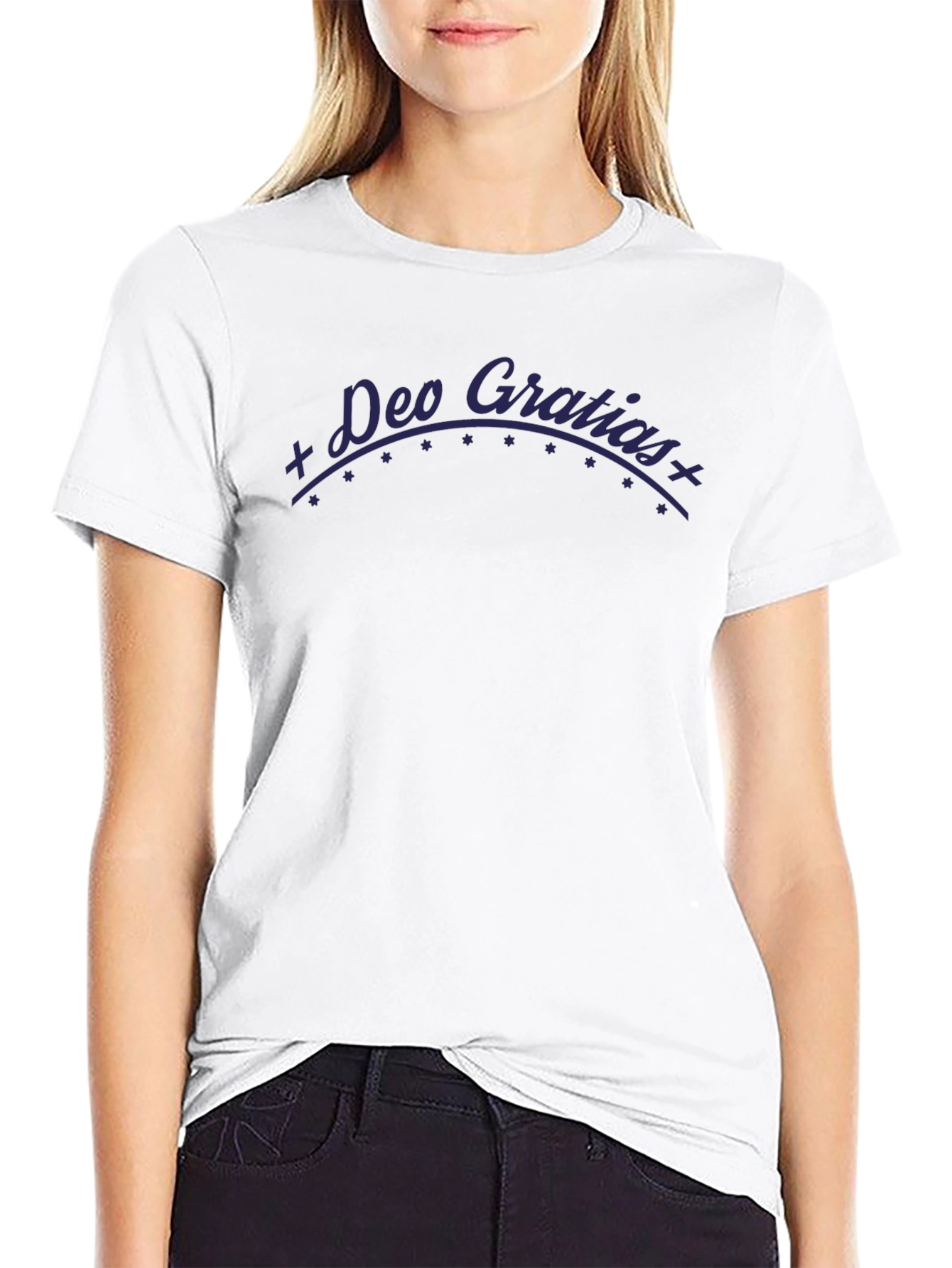Deo Gratias Graphic T-Shirt - Stylish Comfort