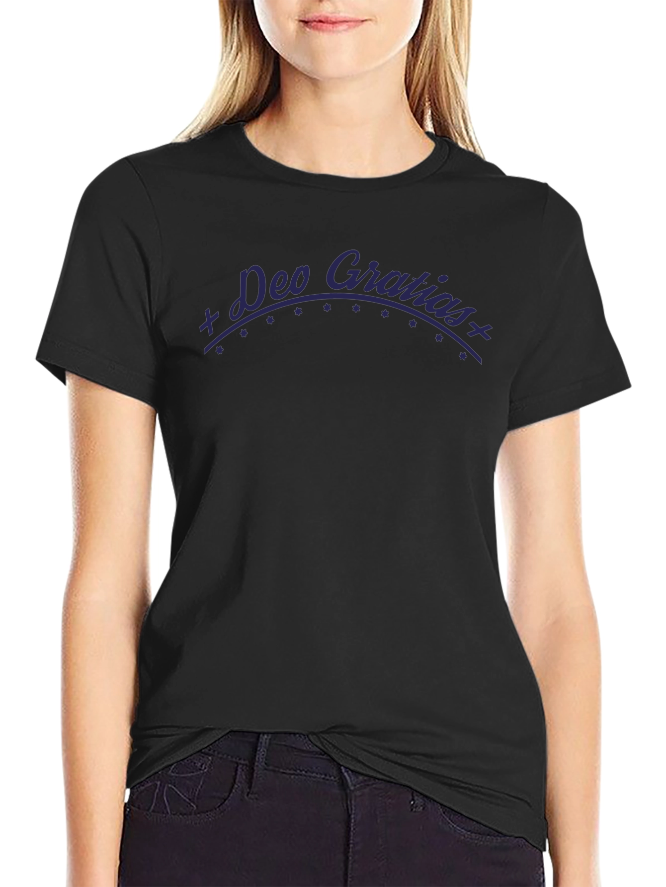 Deo Gratias Graphic T-Shirt - Stylish Comfort