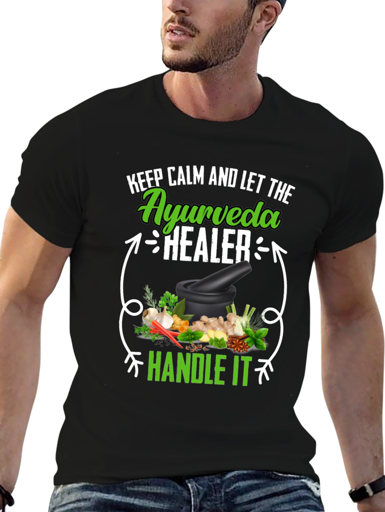 Ayurveda Healer T-Shirt: Keep Calm & Handle It!