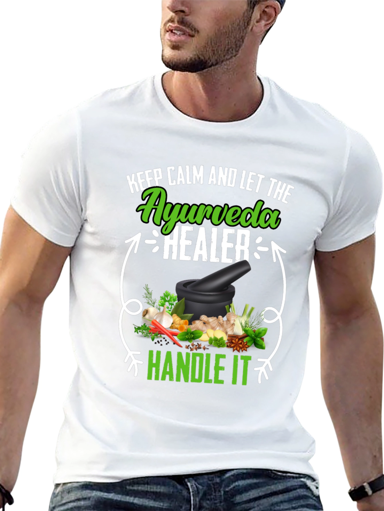 Ayurveda Healer T-Shirt: Keep Calm & Handle It!