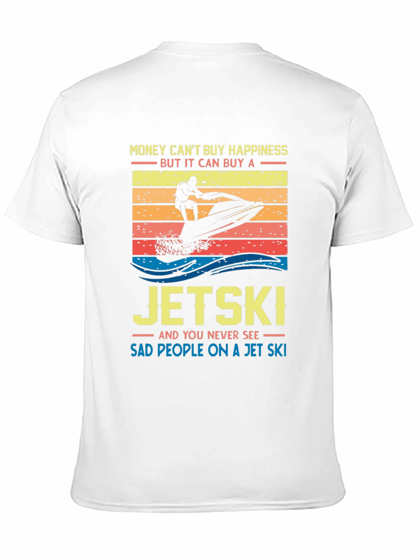 Jet Ski Happiness T-Shirt - Money Cant Buy Happiness