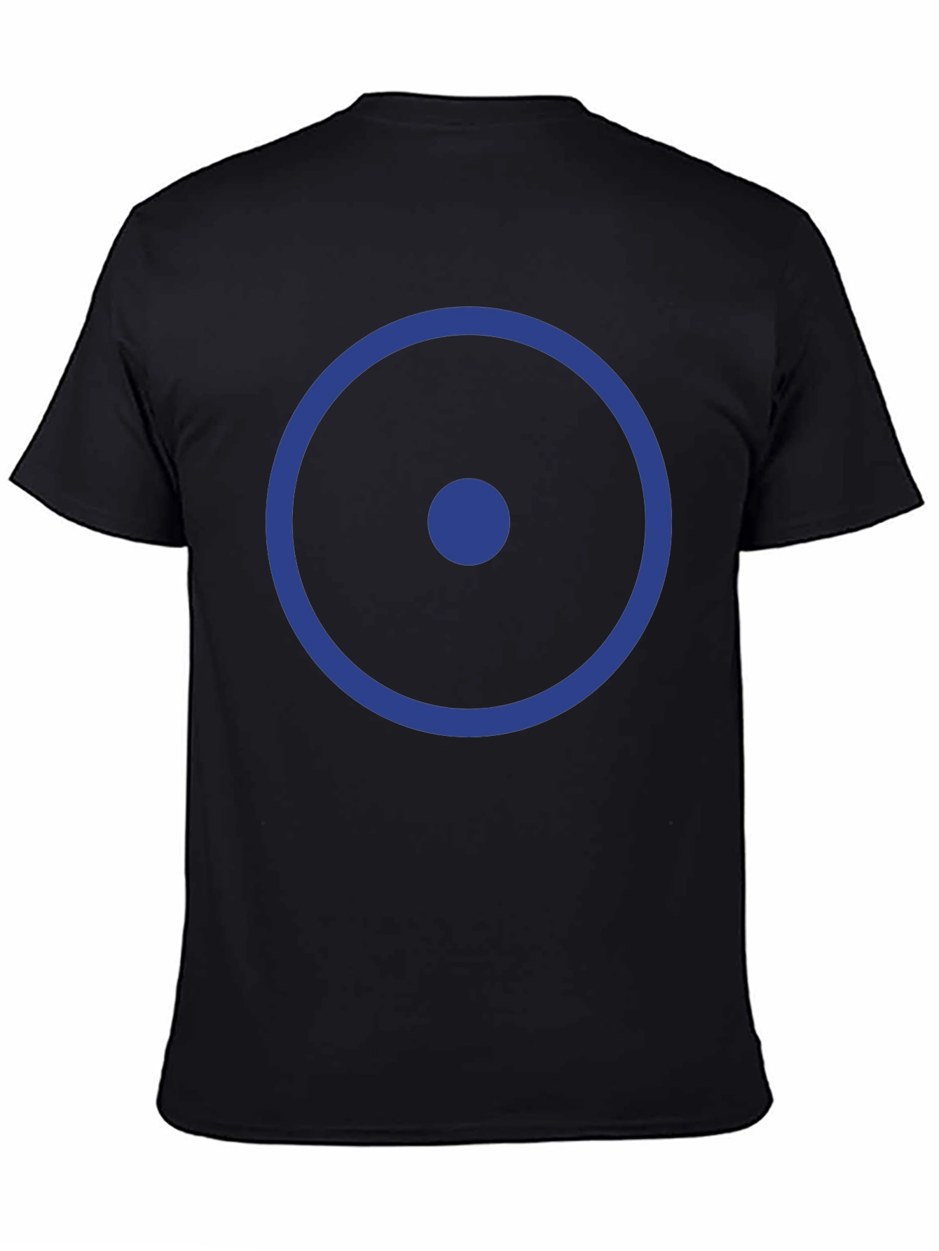 Blue Circle T-Shirt - Minimalist Graphic Tee