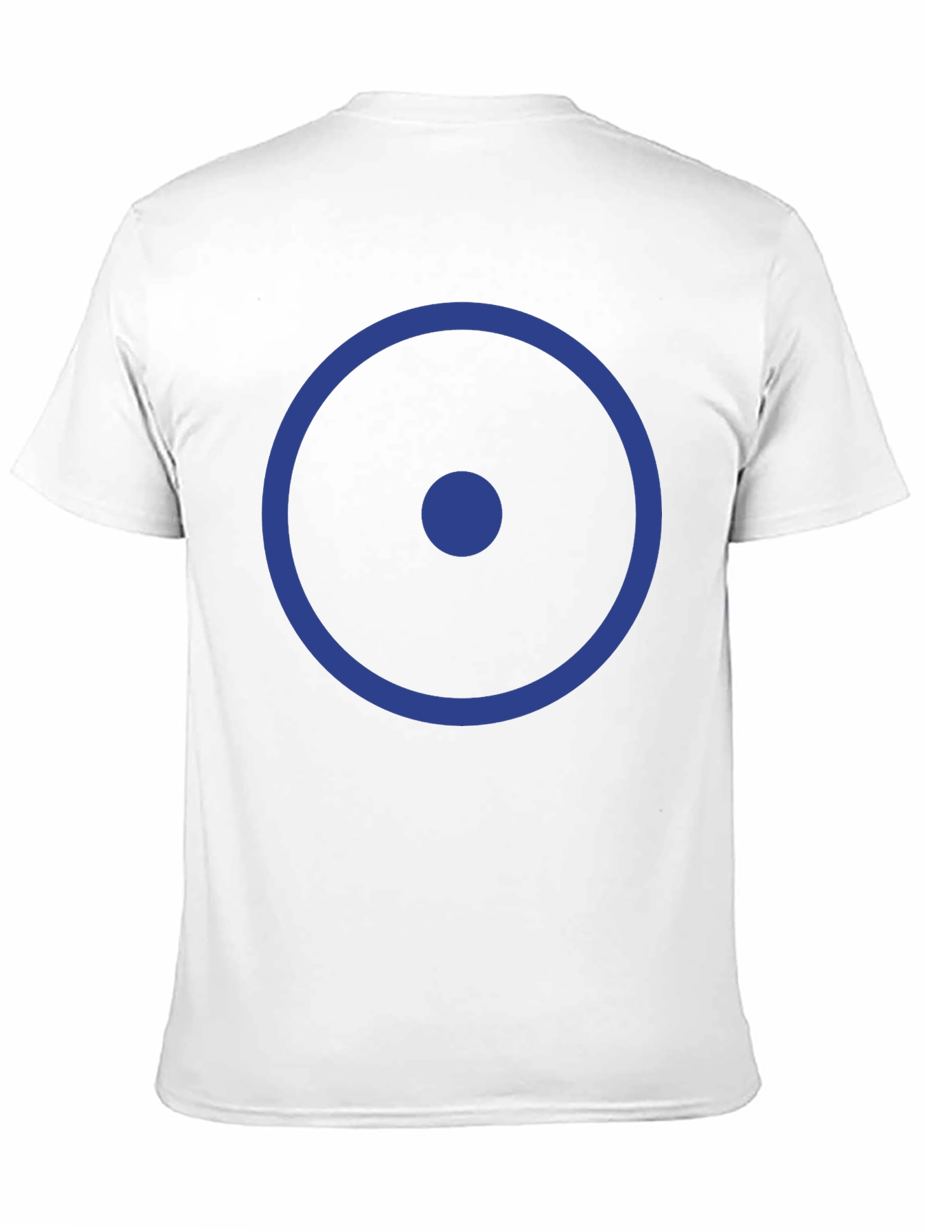 Blue Circle T-Shirt - Minimalist Graphic Tee
