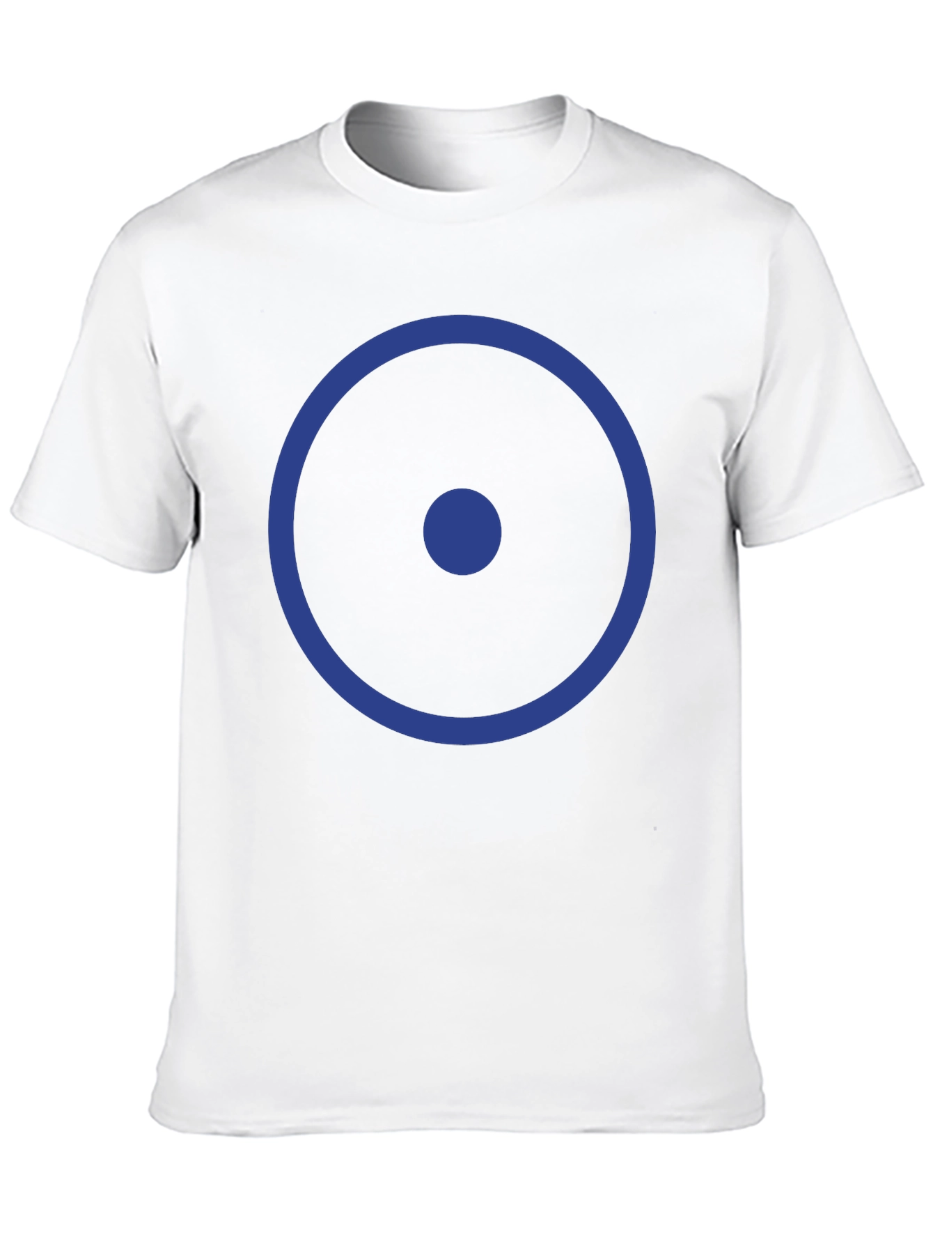 Blue Circle T-Shirt - Minimalist Graphic Tee