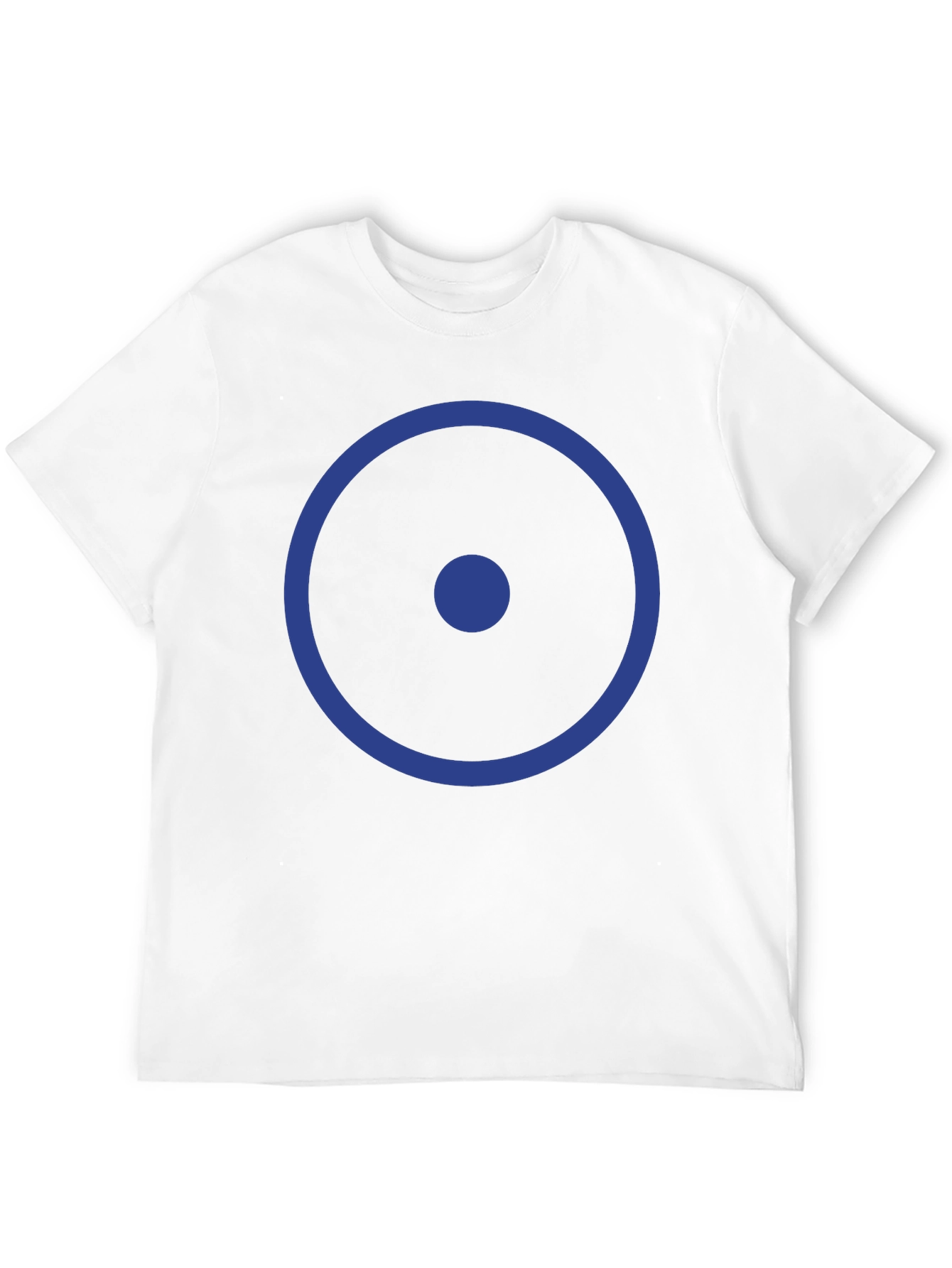Blue Circle T-Shirt - Minimalist Graphic Tee