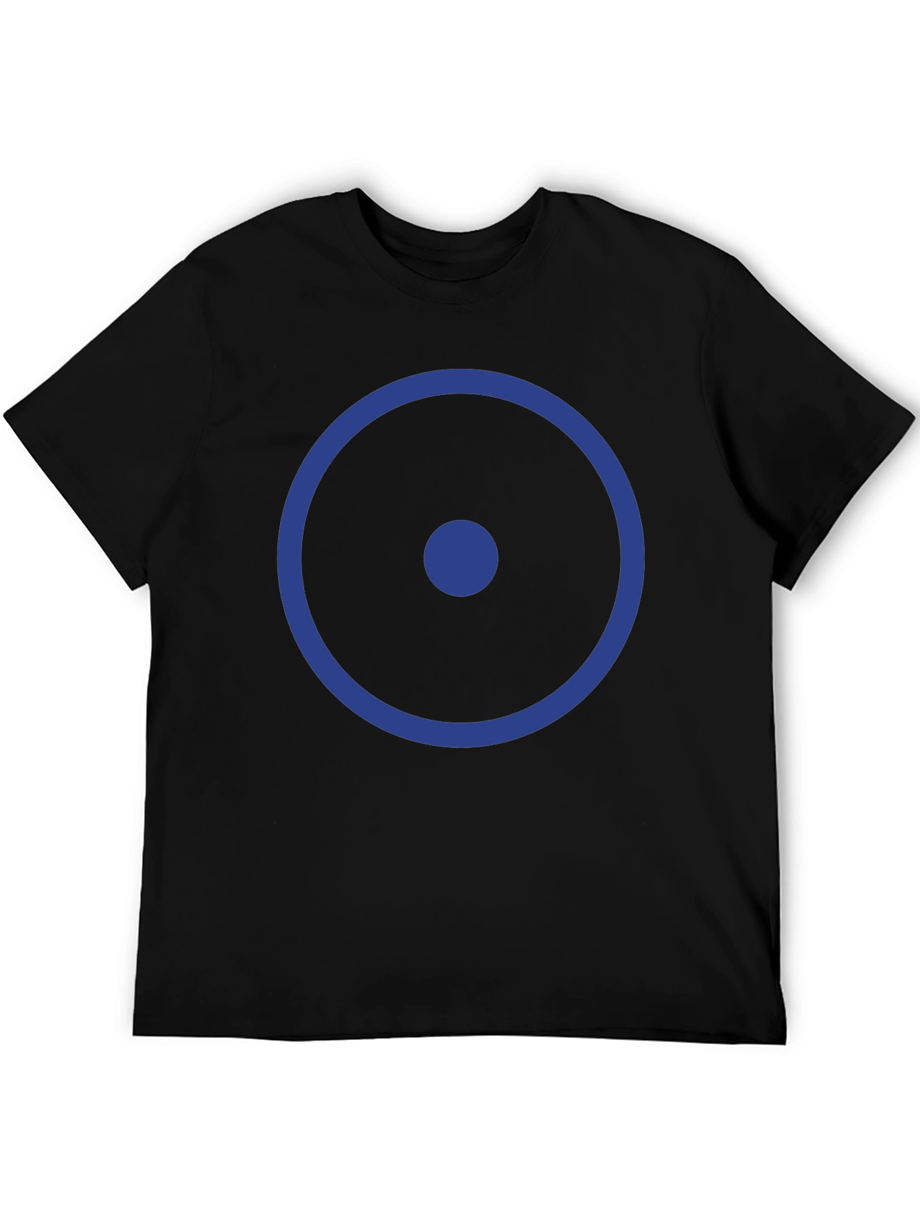 Blue Circle T-Shirt - Minimalist Graphic Tee
