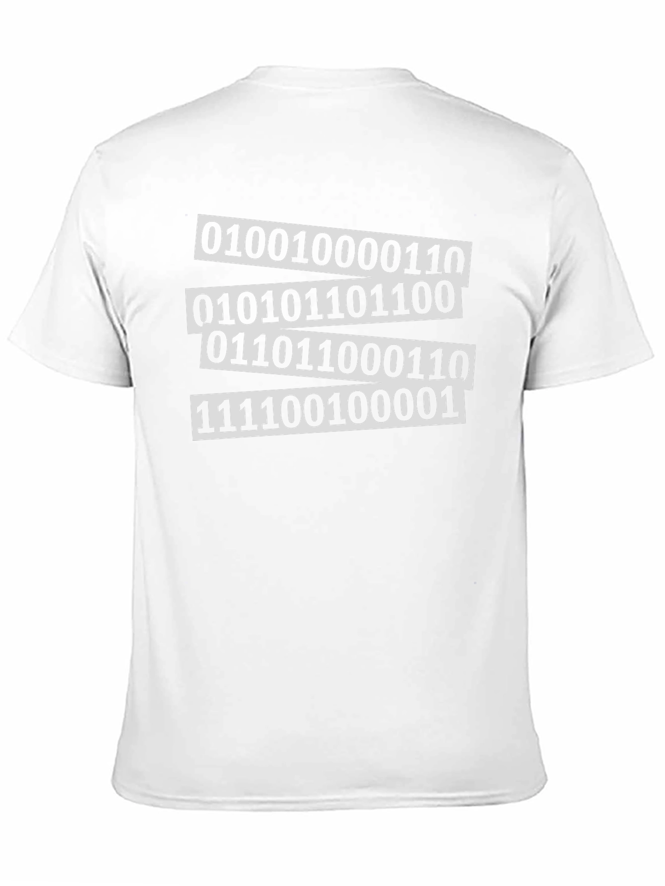 Binary Code Graphic Tee - Programmer Shirt