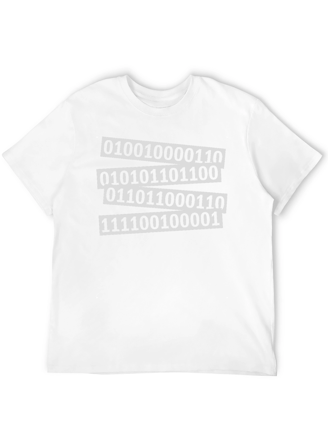 Binary Code Graphic Tee - Programmer Shirt