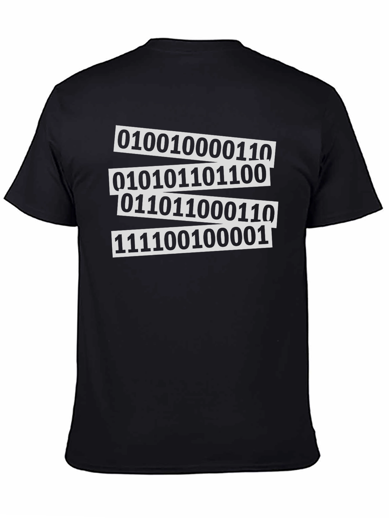 Binary Code Graphic Tee - Programmer Shirt