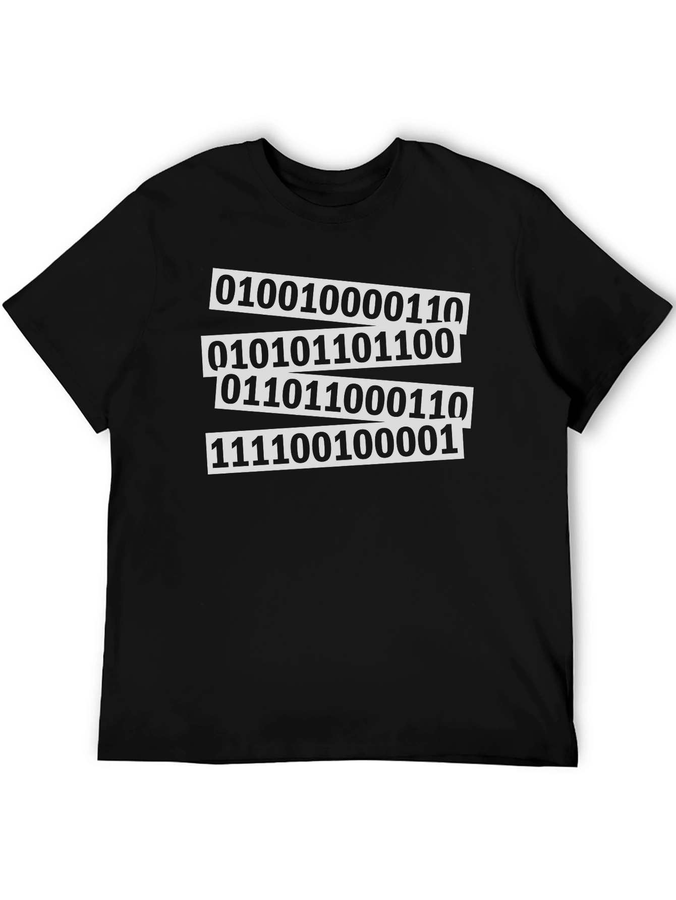 Binary Code Graphic Tee - Programmer Shirt