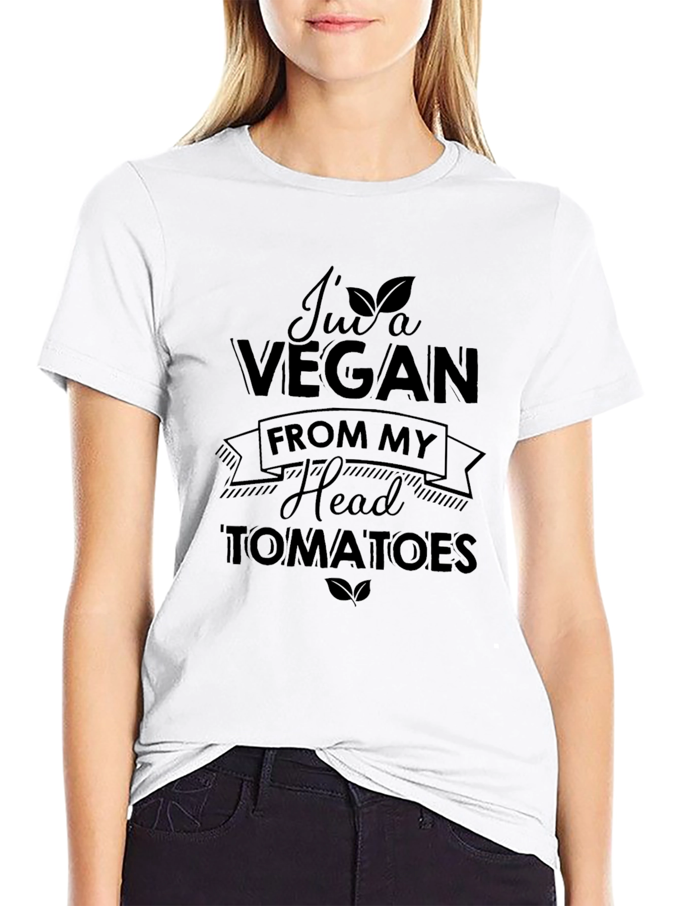 Im a Vegan From My Head Tomatoes T-Shirt