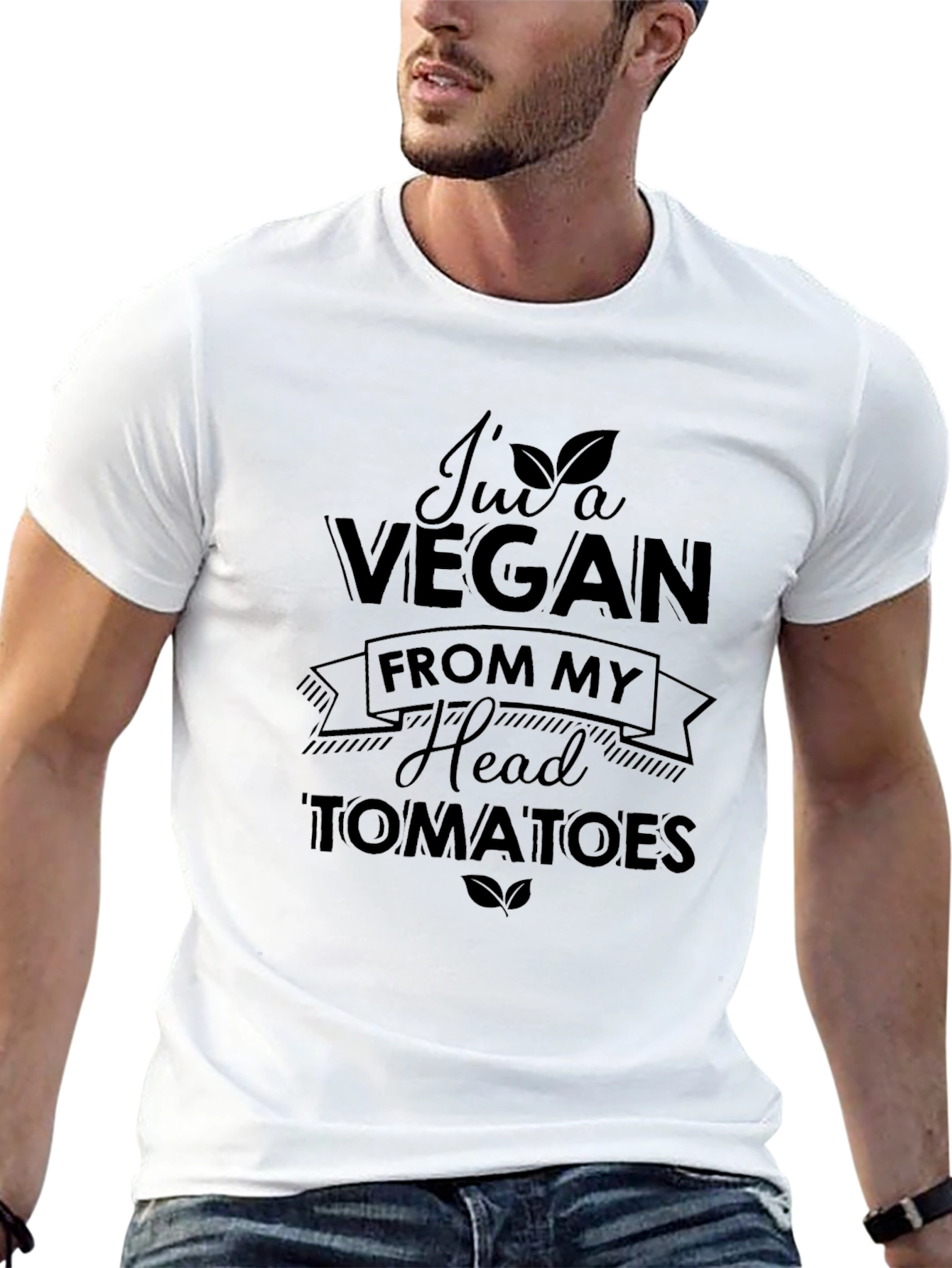Im a Vegan From My Head Tomatoes T-Shirt