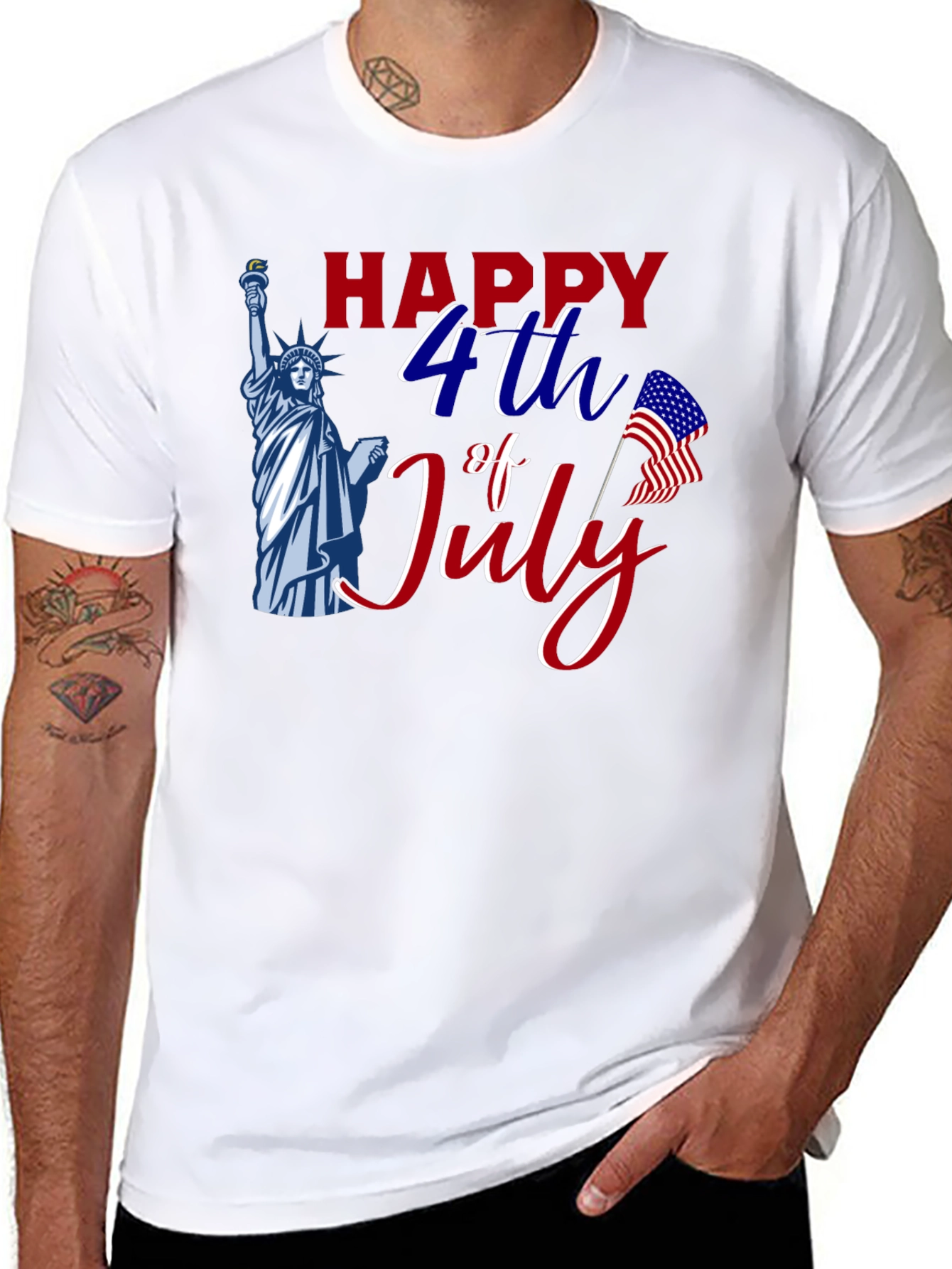 Happy 4th of July Graphic Tee