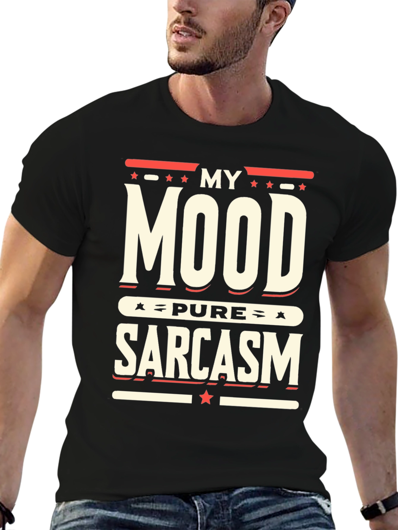 My Mood Pure Sarcasm Graphic T-Shirt