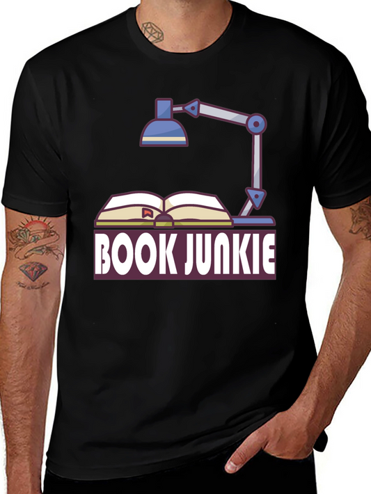 Book Junkie Graphic Tee - Reading Lovers T-Shirt