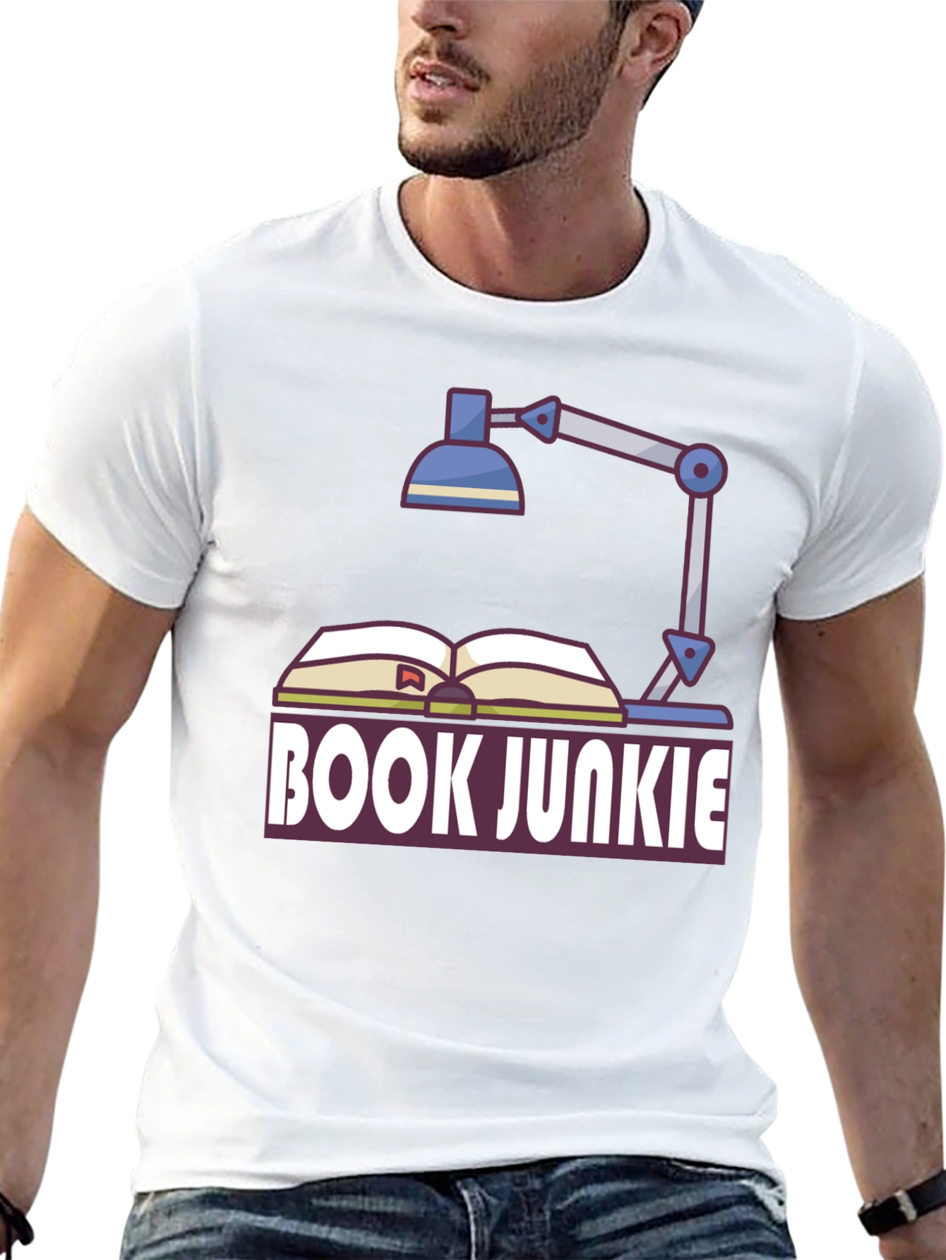 Book Junkie Graphic Tee - Reading Lovers T-Shirt