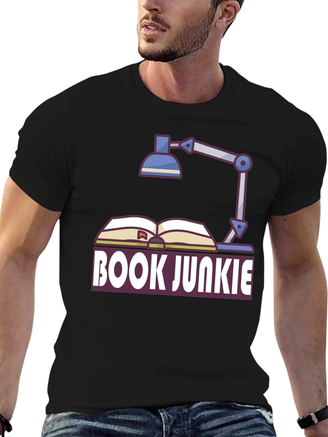 Book Junkie Graphic Tee - Reading Lovers T-Shirt