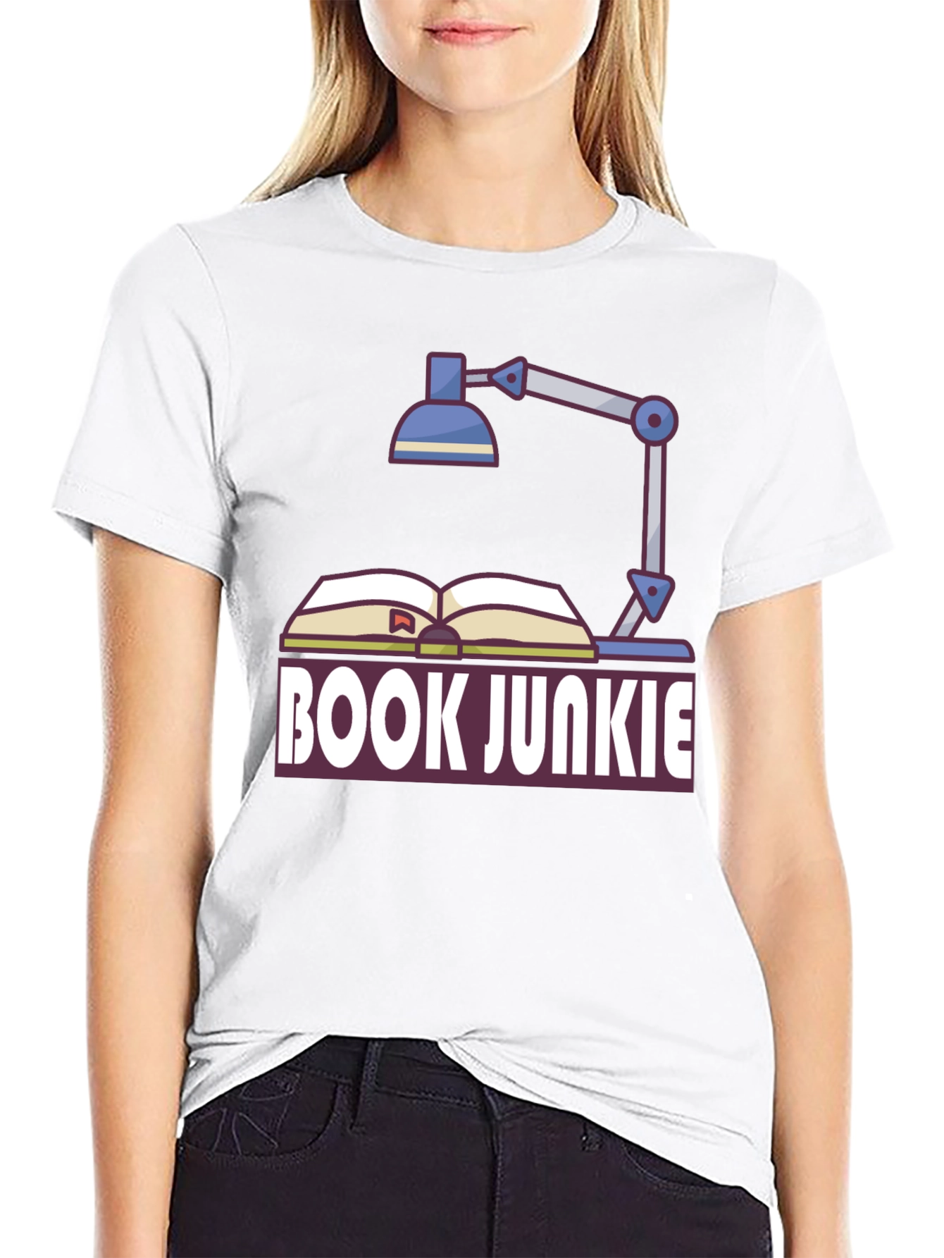 Book Junkie Graphic Tee - Reading Lovers T-Shirt