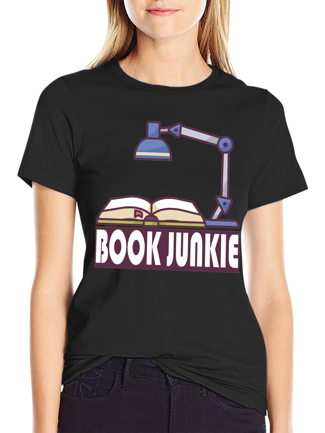 Book Junkie Graphic Tee - Reading Lovers T-Shirt