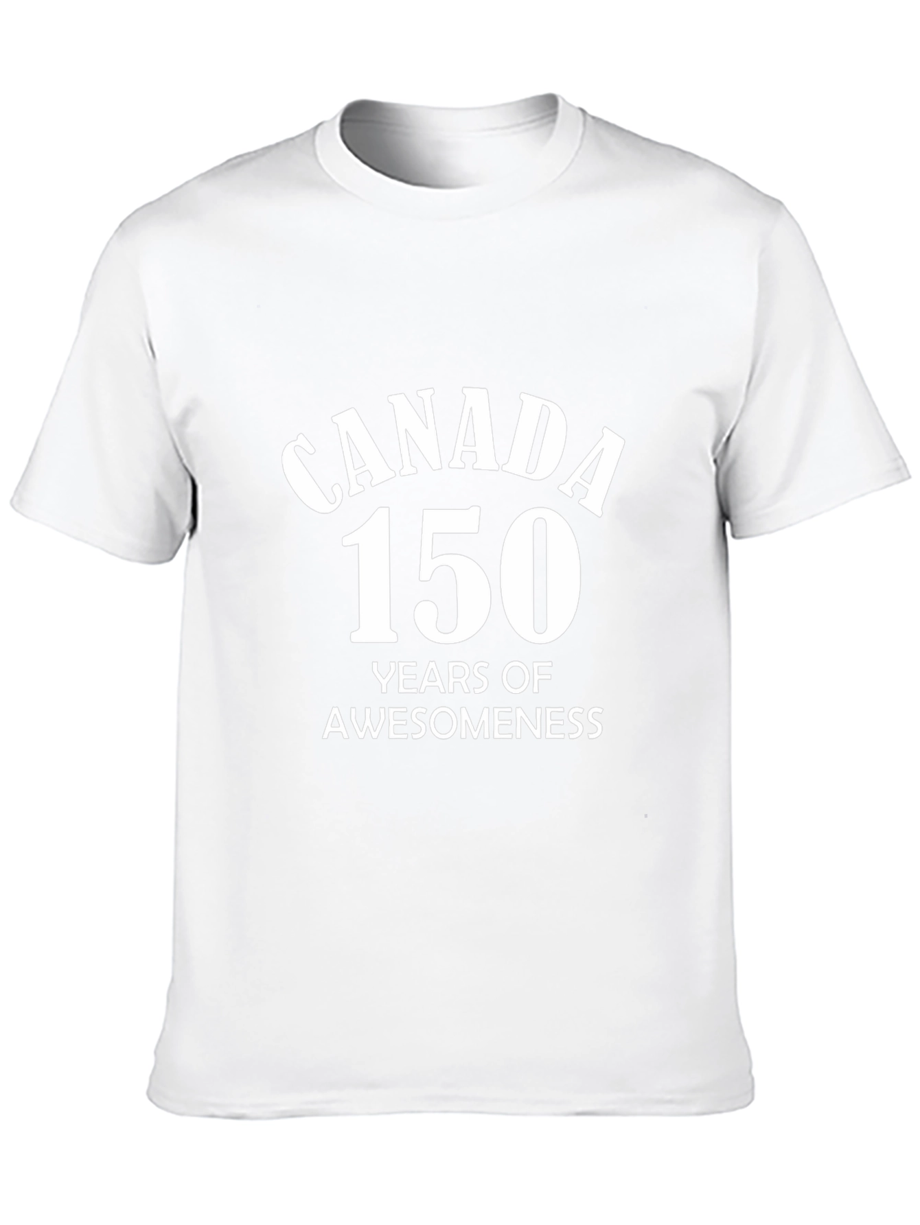 Canada 150 Years of Awesomeness Black T-Shirt
