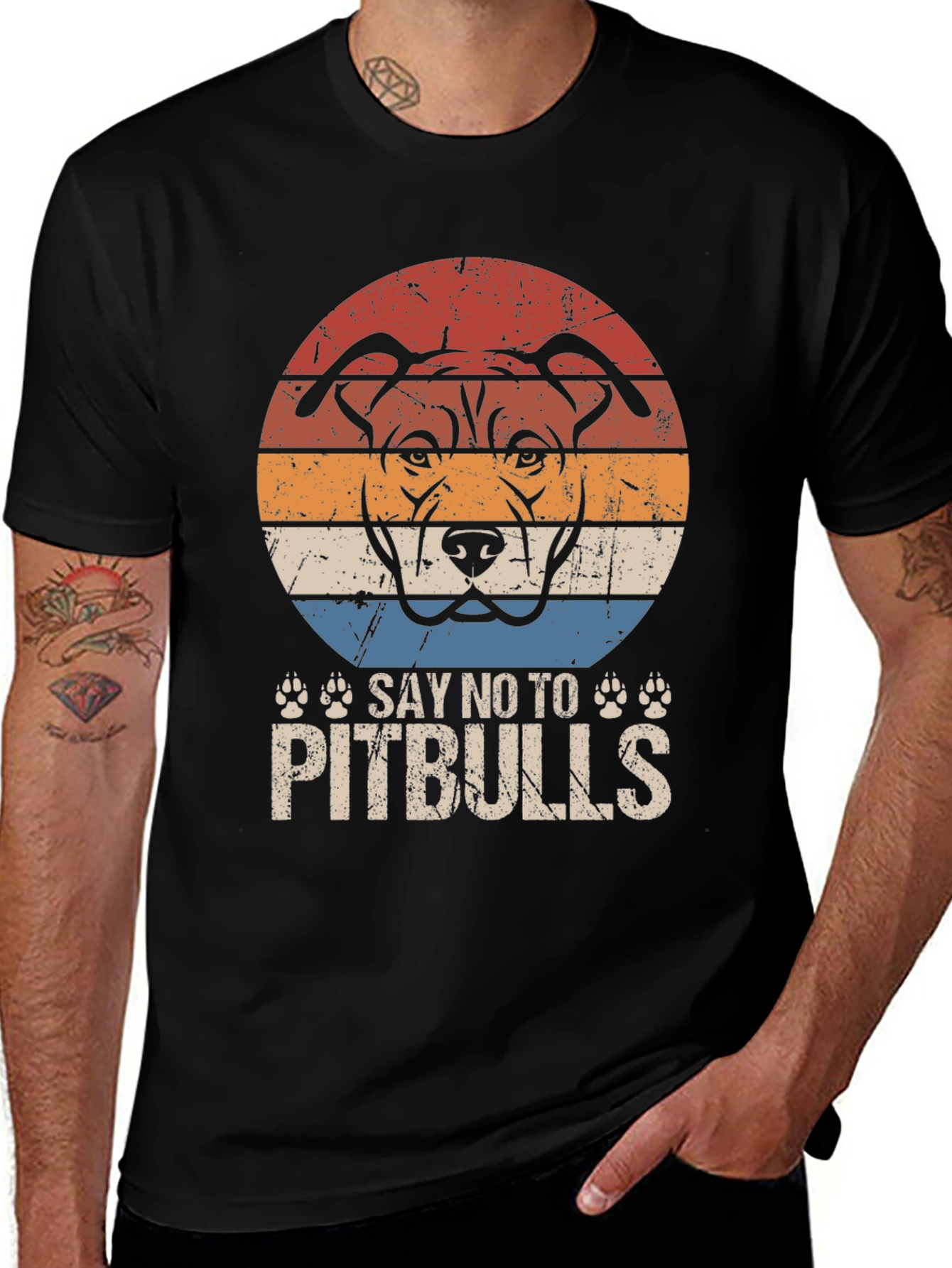 Say No to Pitbulls T-Shirt