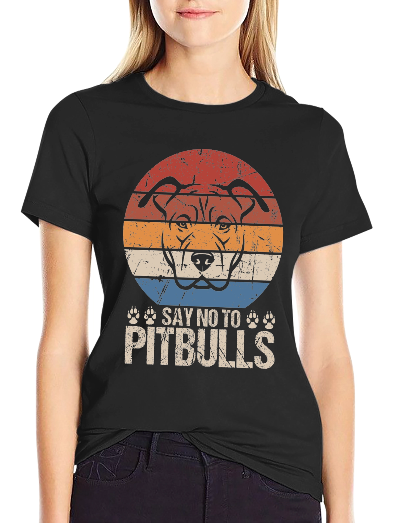 Say No to Pitbulls T-Shirt