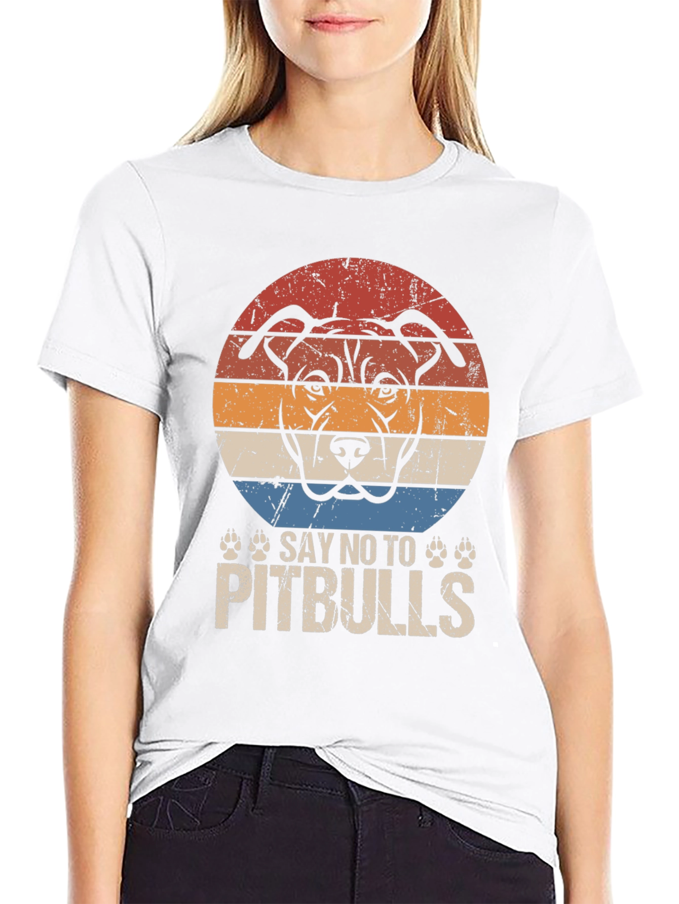 Say No to Pitbulls T-Shirt