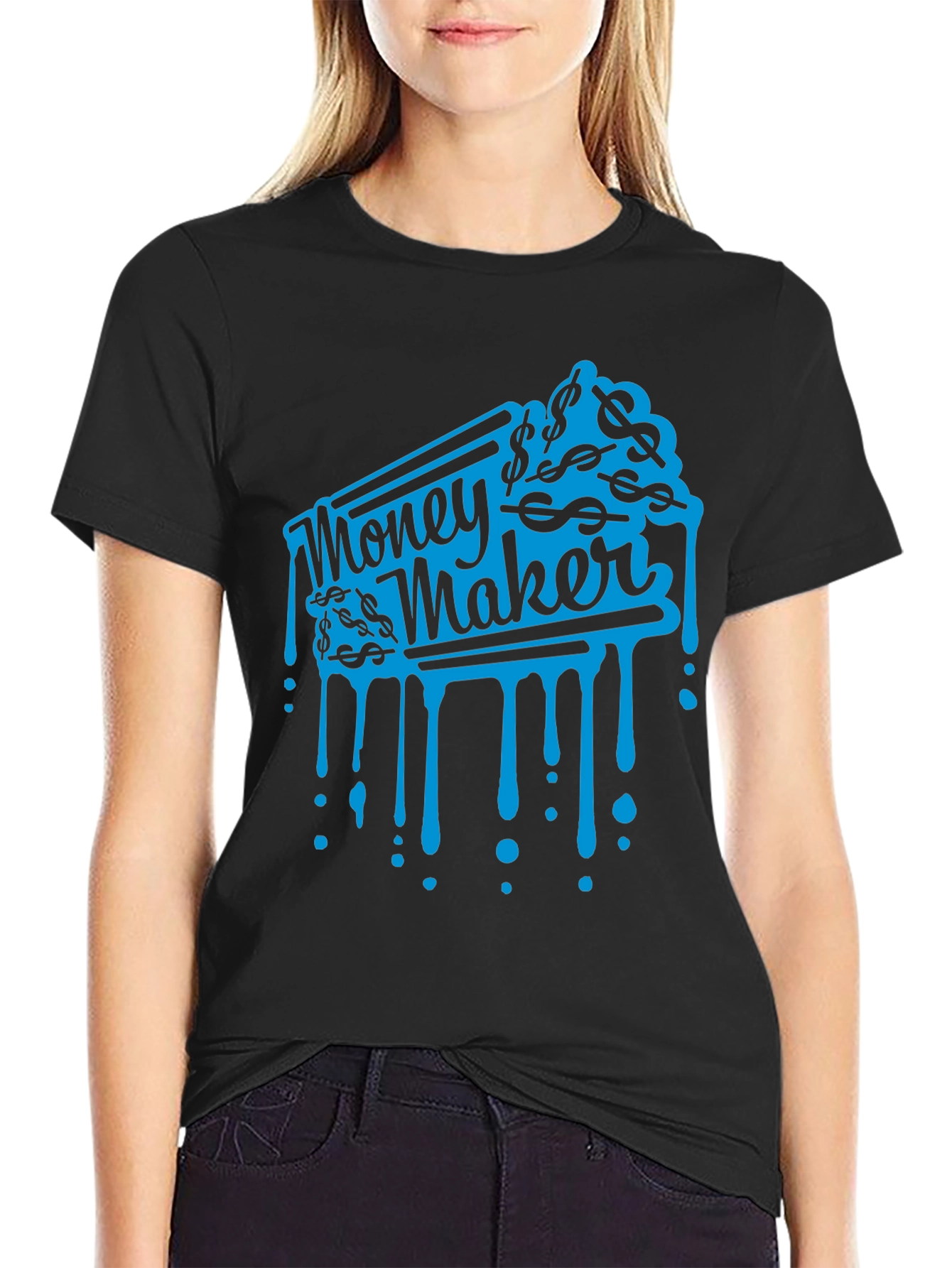 Money Maker Graphic Tee - Mens Black T-Shirt