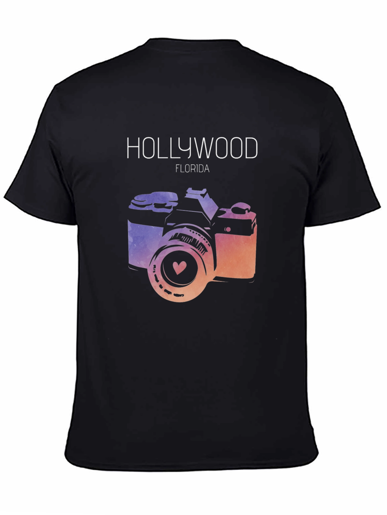 Hollywood Florida Camera Graphic T-Shirt