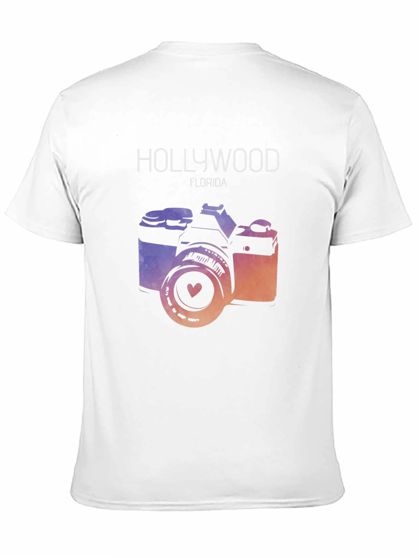 Hollywood Florida Camera Graphic T-Shirt