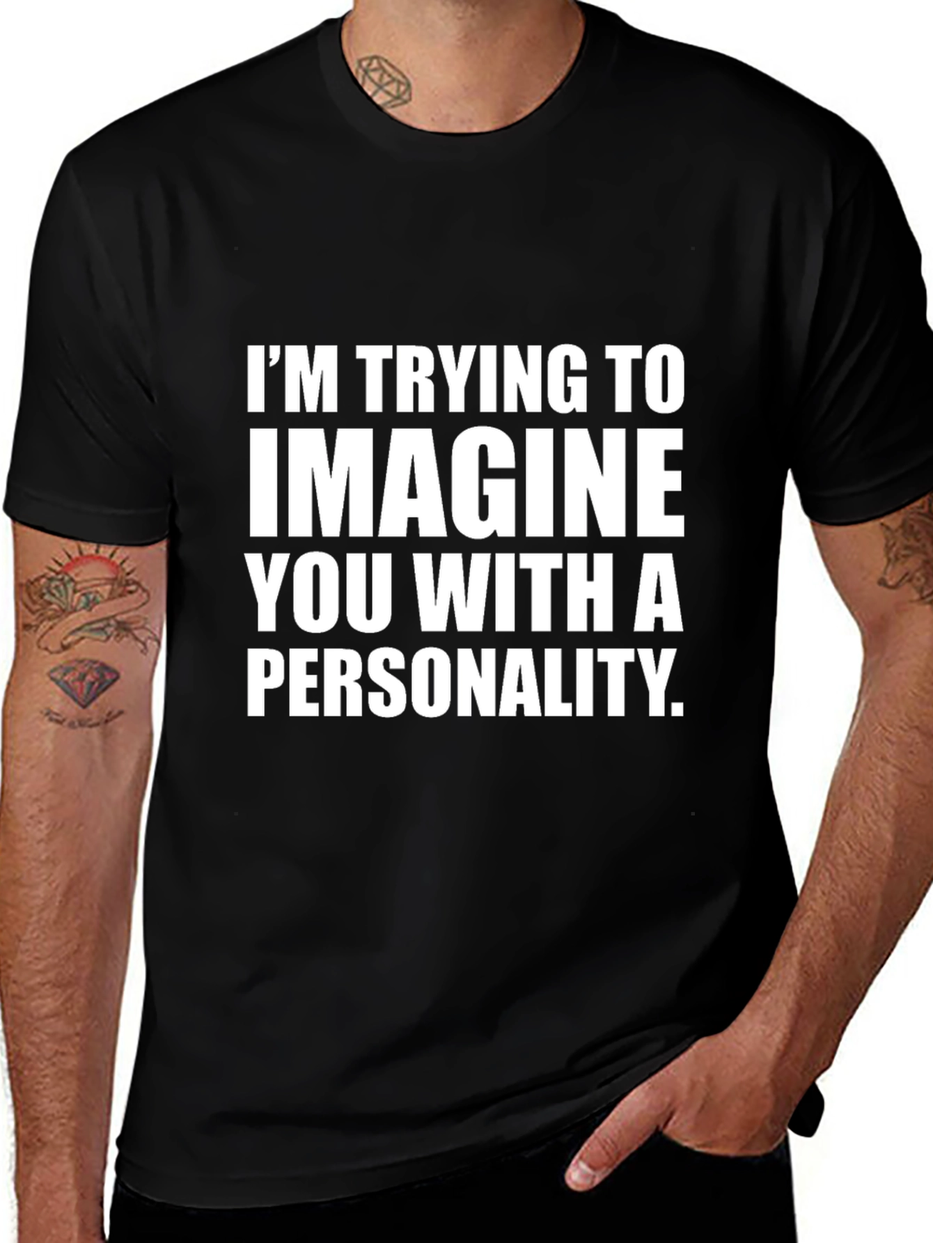 Sarcastic Personality Graphic Novelty T-Shirt