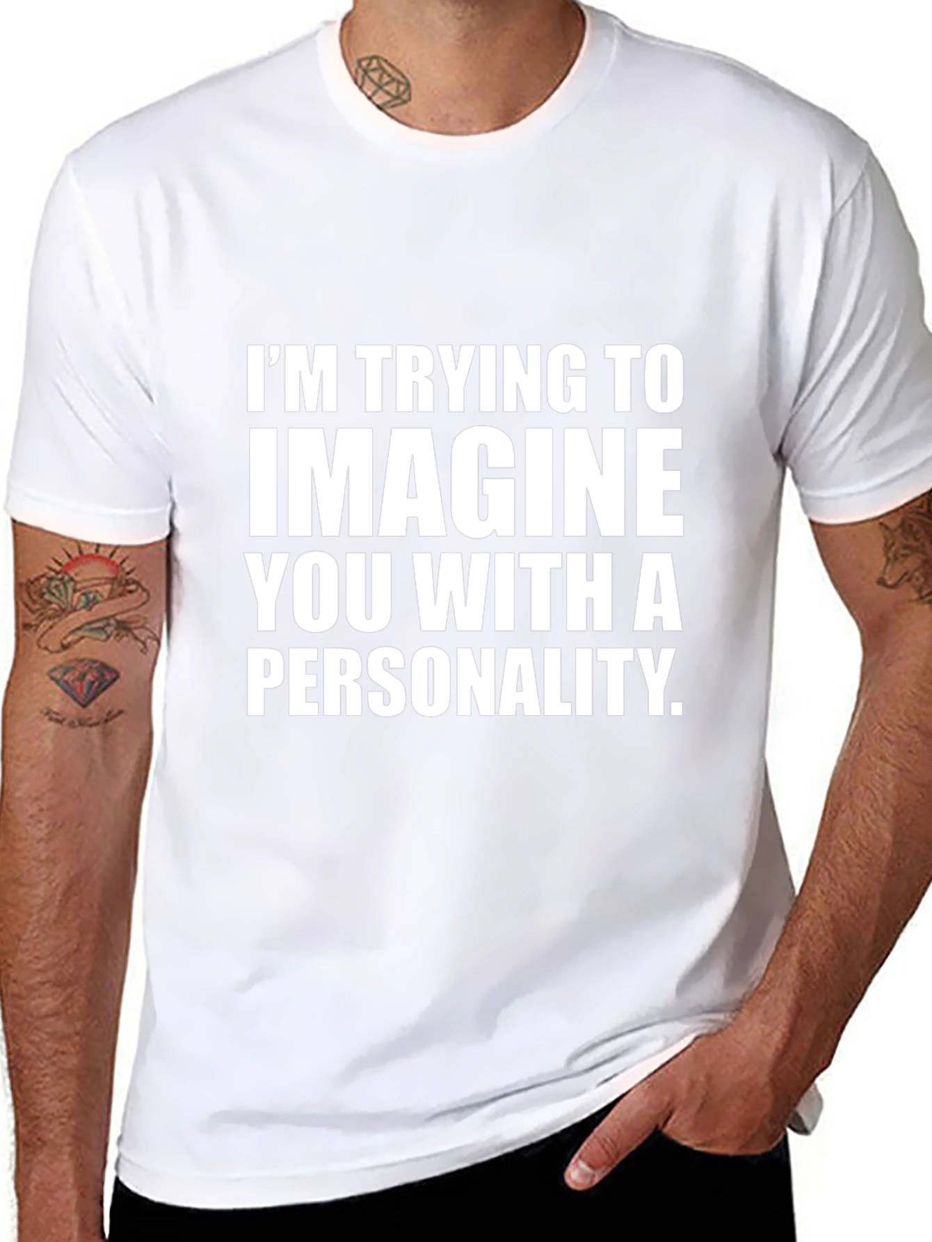 Sarcastic Personality Graphic Novelty T-Shirt