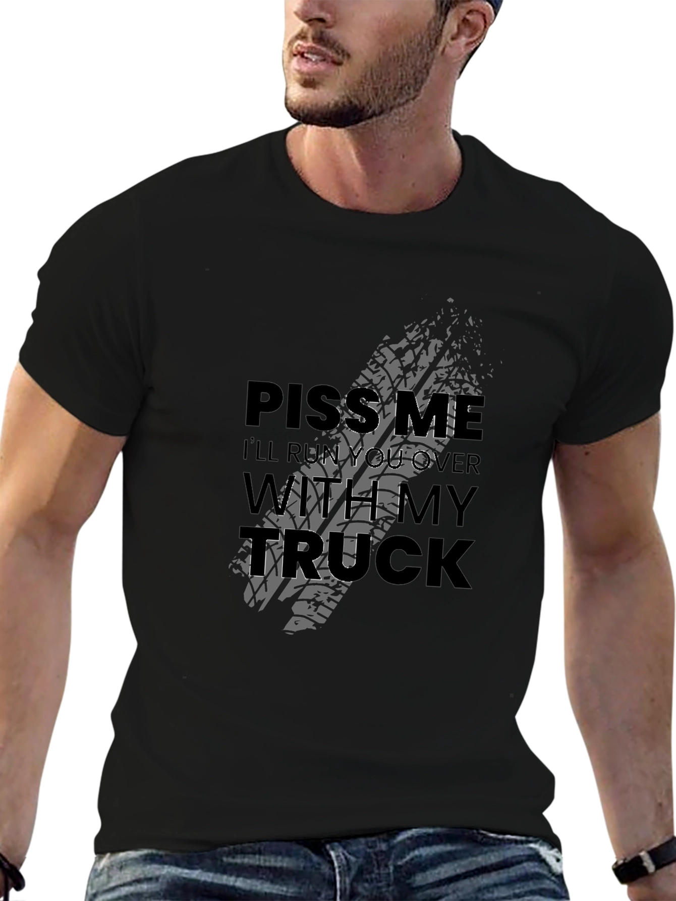Piss Me Off Trucker Graphic T-Shirt