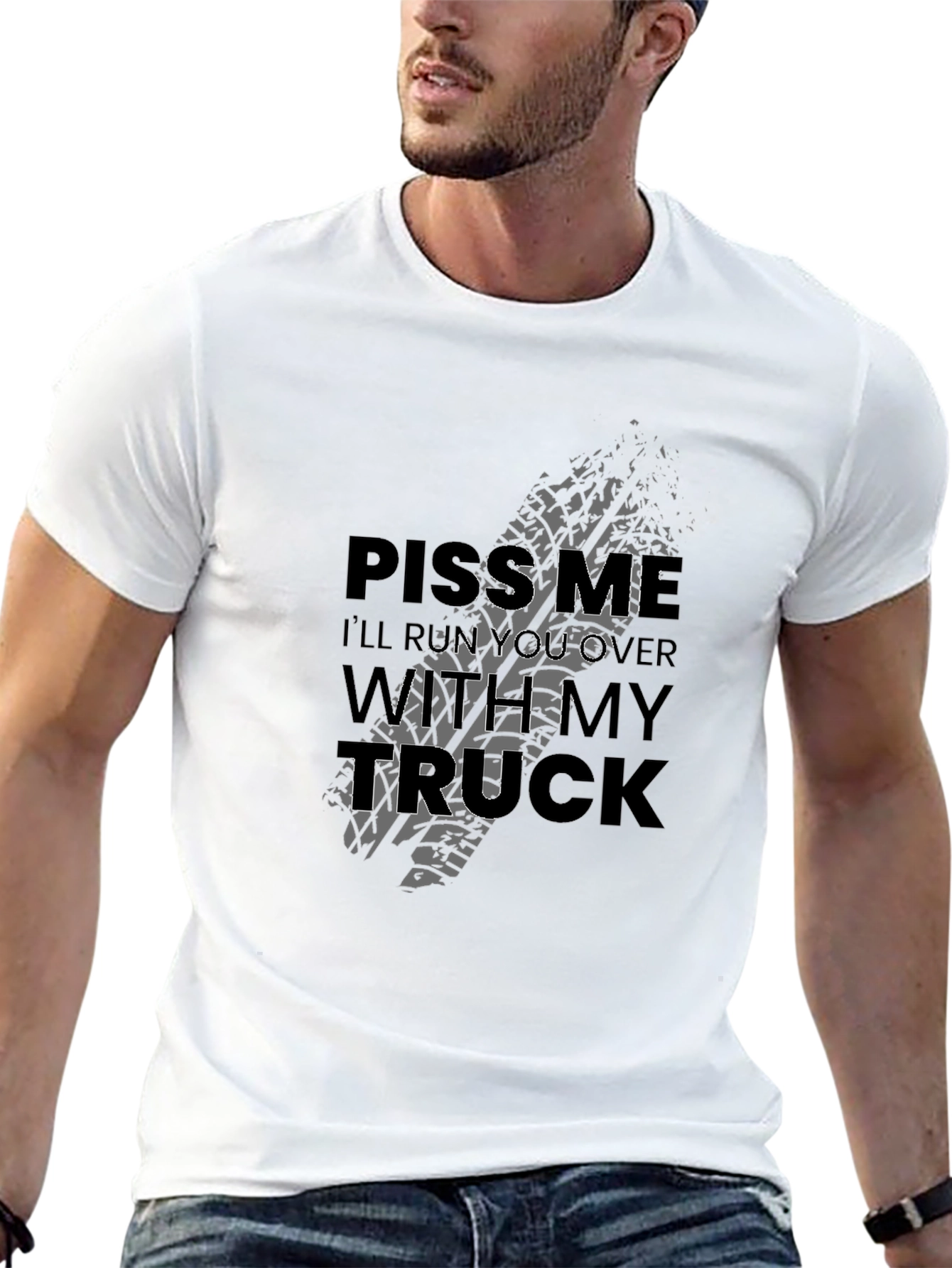 Piss Me Off Trucker Graphic T-Shirt
