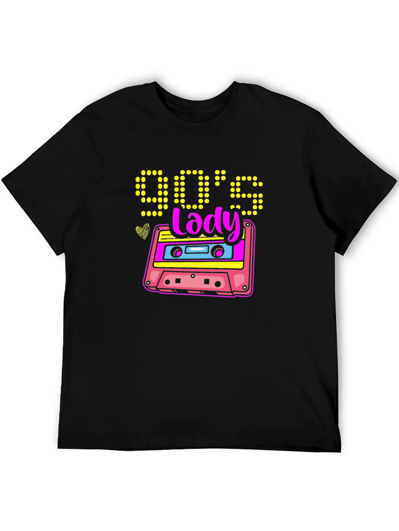 90s Lady Cassette Tape Graphic Tee