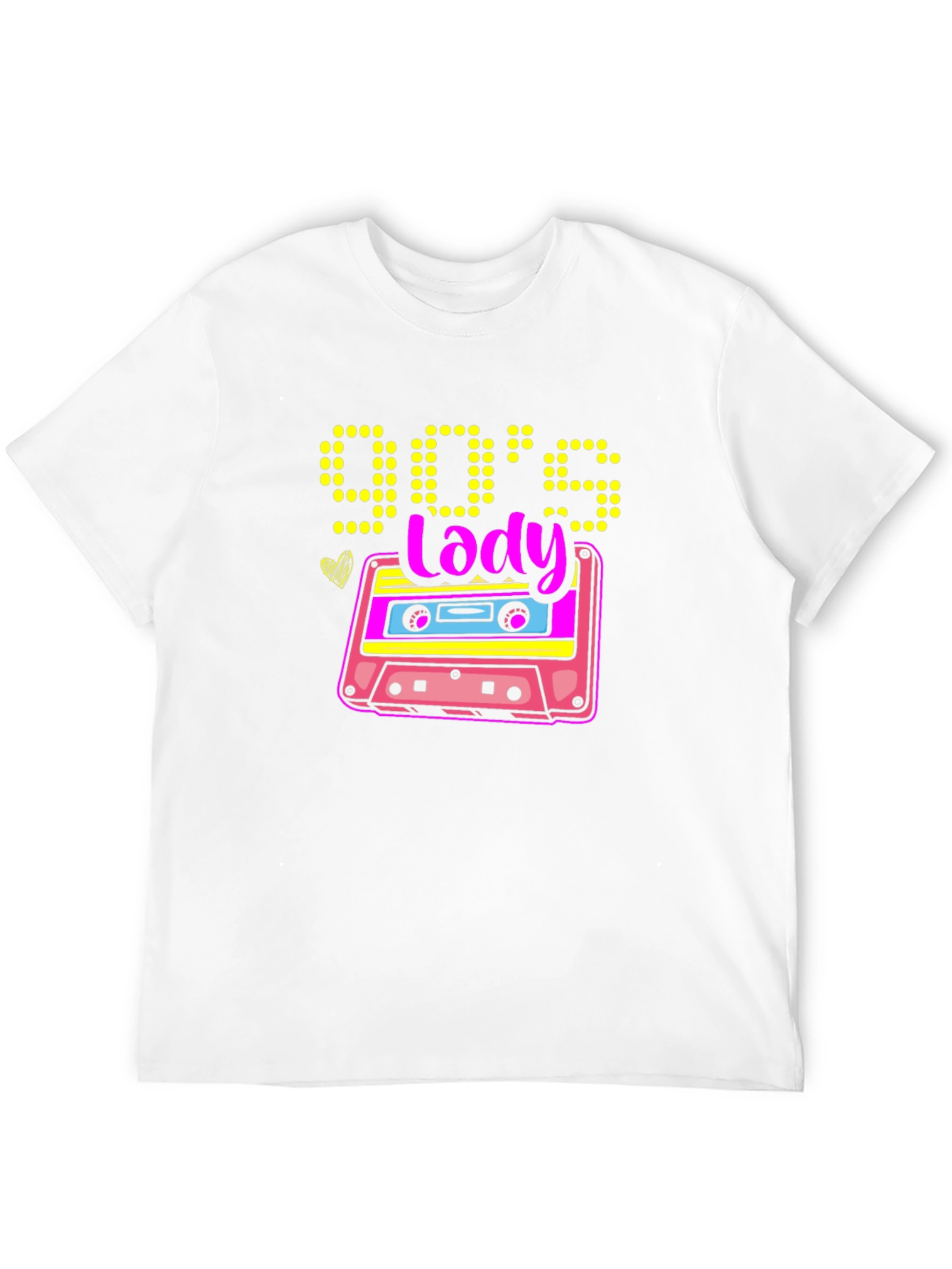 90s Lady Cassette Tape Graphic Tee