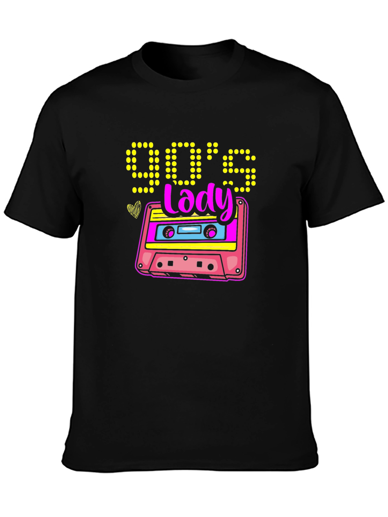 90s Lady Cassette Tape Graphic Tee