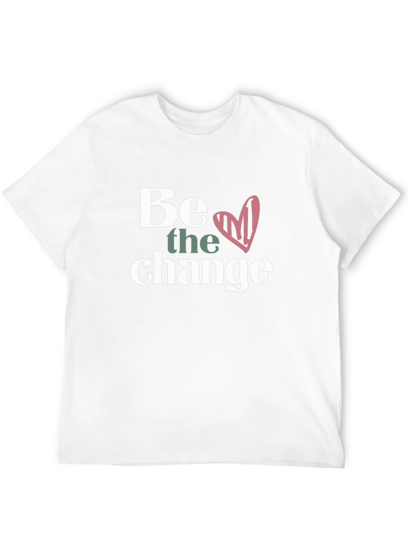 Be the Change Graphic Tee - Motivational T-Shirt