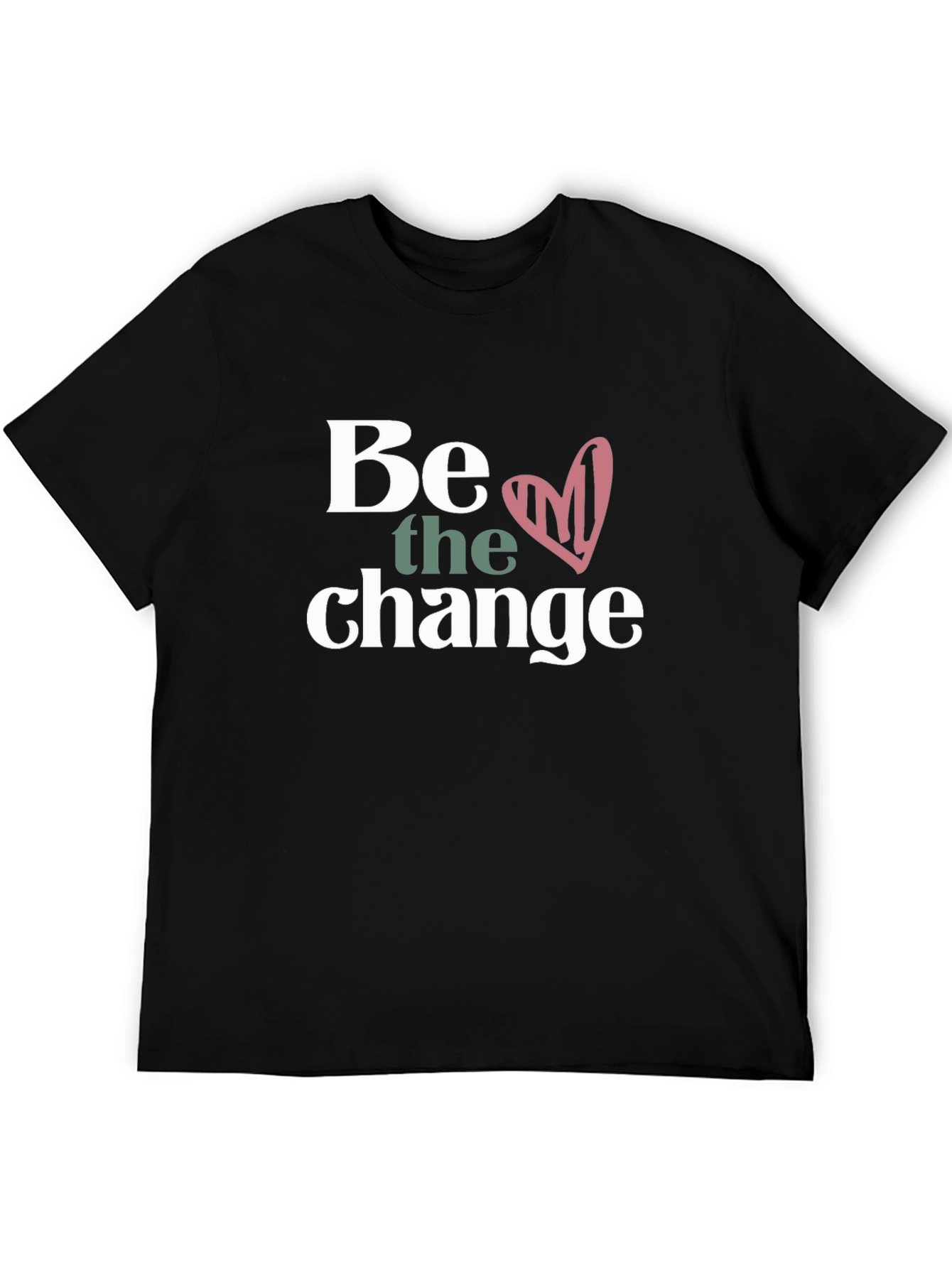 Be the Change Graphic Tee - Motivational T-Shirt