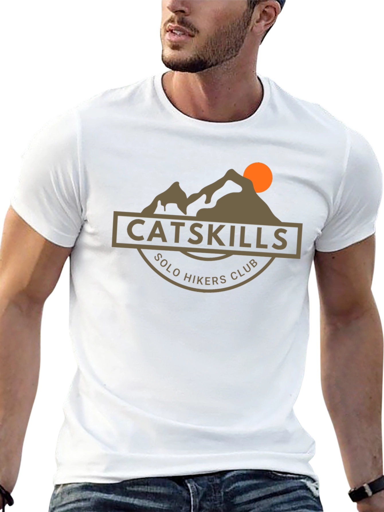Catskills Solo Hikers Club T-Shirt - Mountain Graphic Tee